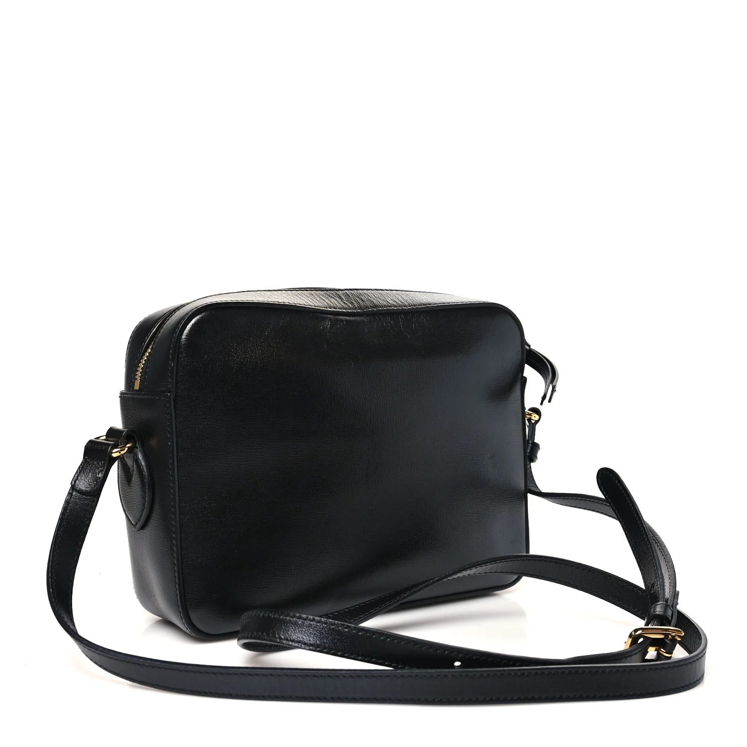 Gucci Horsebit 1955 Small Shoulder Leather Bag – Black