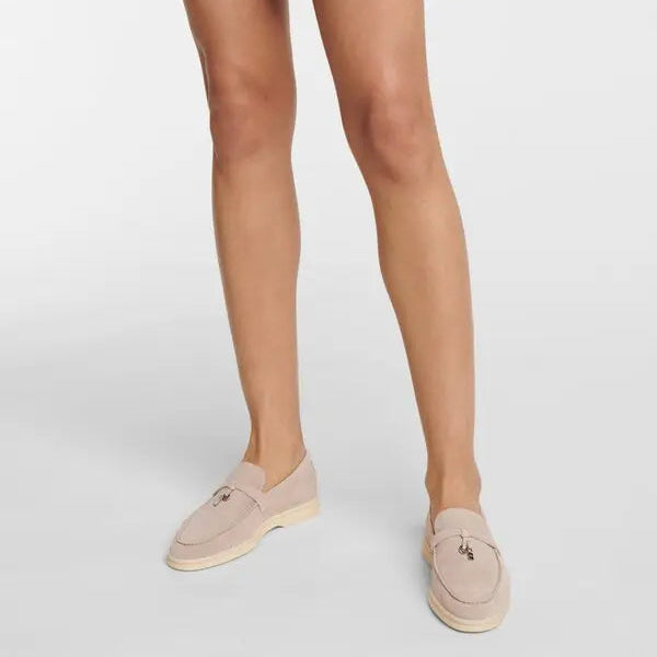 Loro Piana Summer Charm Walk Loafers - Beige (106)