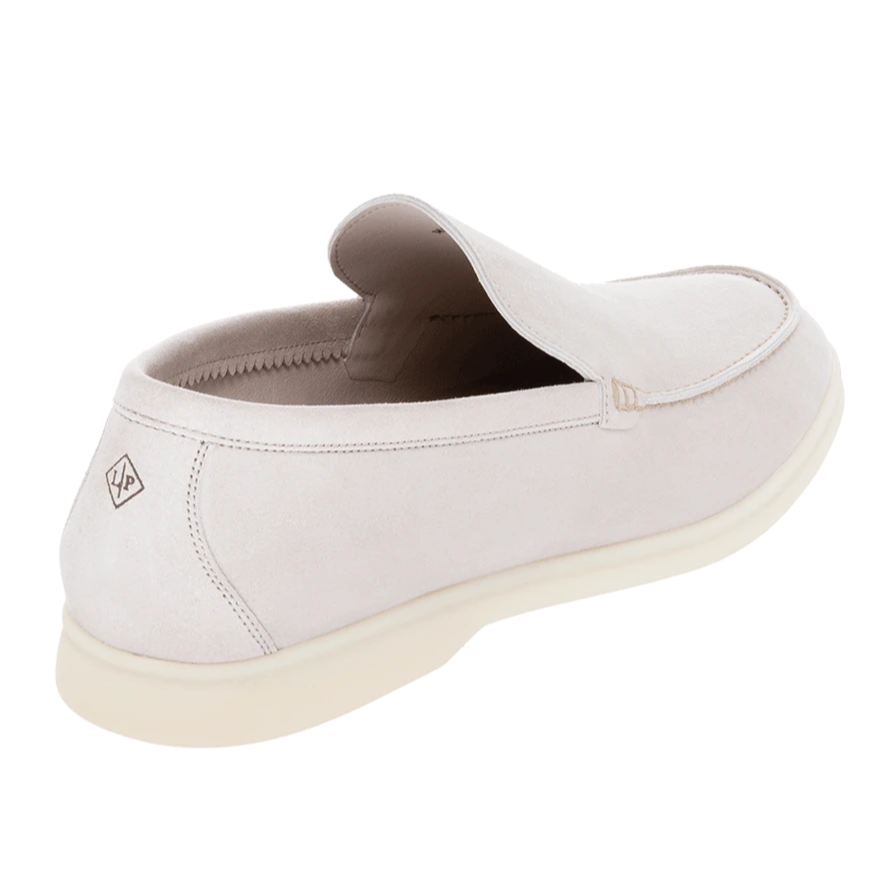 Loro Piana Summer Walk Suede Loafers - Beige