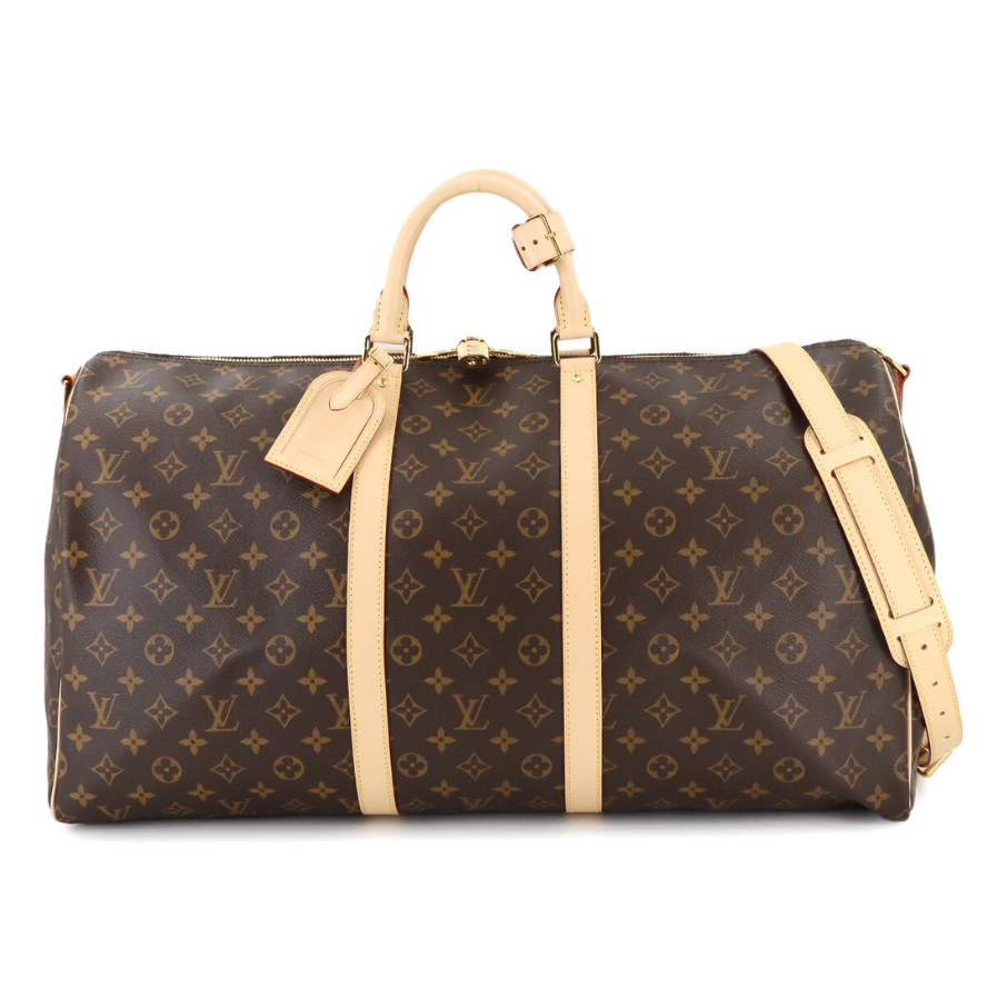 Louis Vuitton Keepall Bandoulière 45 Duffle Bag - Brown