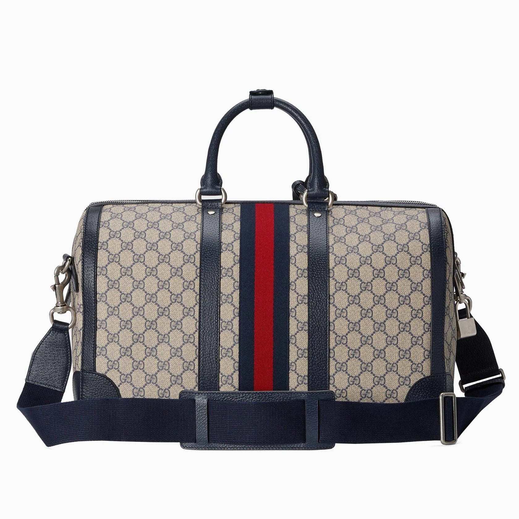 Gucci GG Supreme Canvas Small Savoy Duffle Bag – Beige