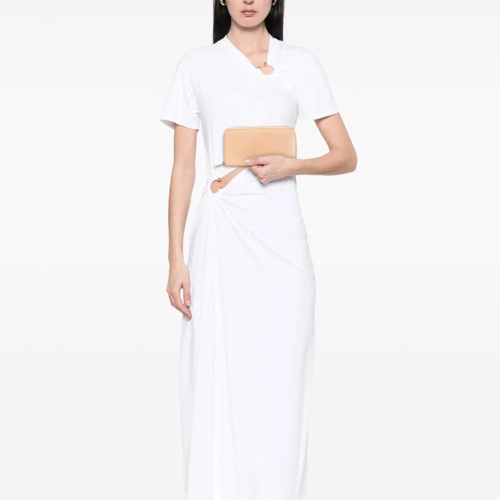 Louis Vuitton Monogram Vernis Zippy Wallet - Beige