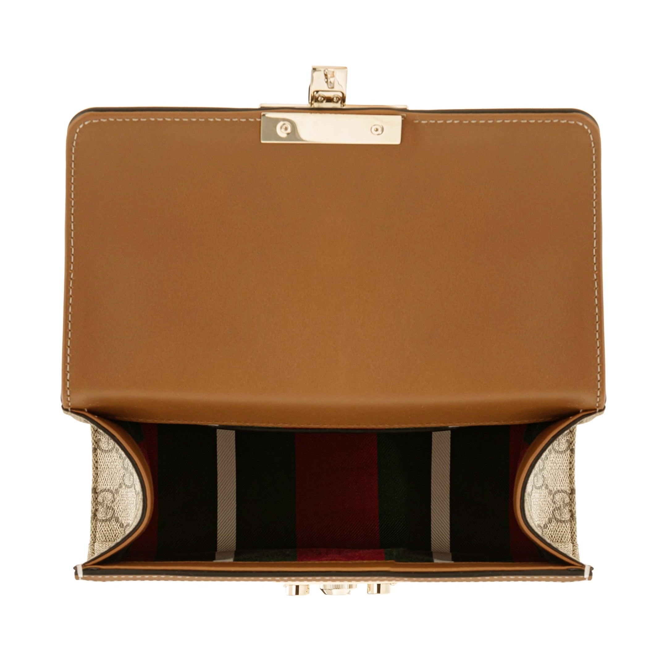 Gucci Padlock Small Top Handle Bag – Brown
