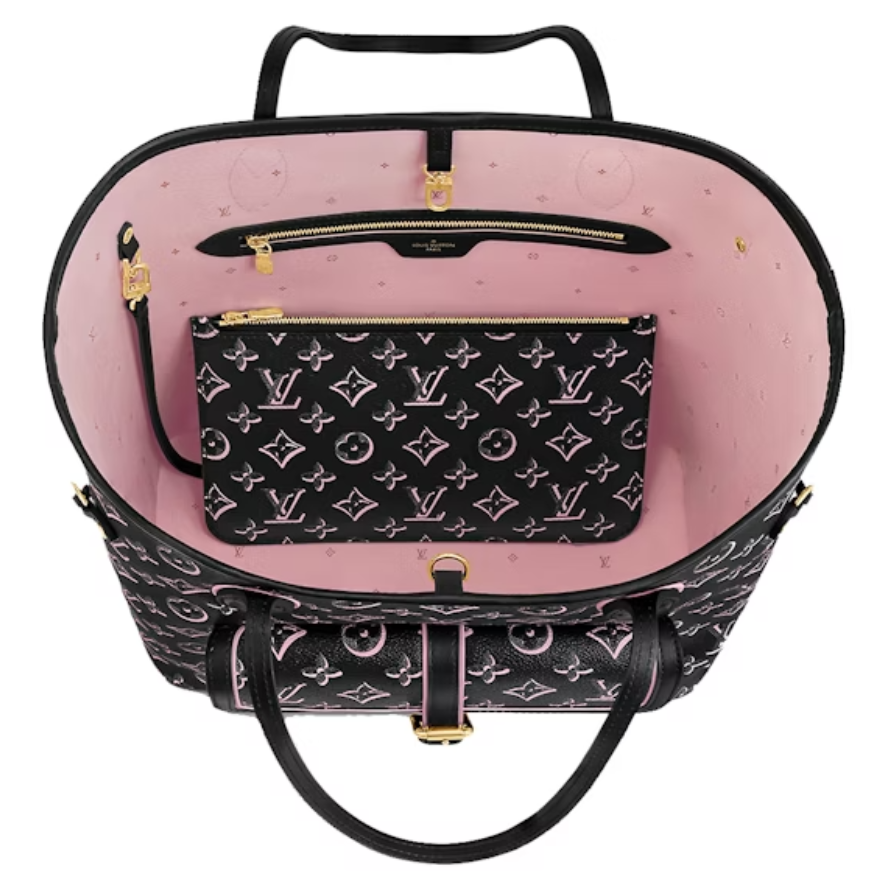 Louis Vuitton Monogram Fall For You Neverfull MM - Black