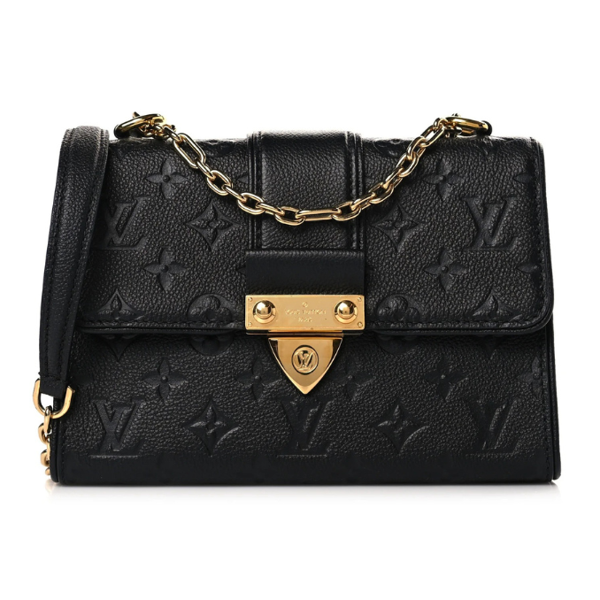 Louis Vuitton Monogram Empreinte Saint Sulpice BB Shoulder Bag - Black