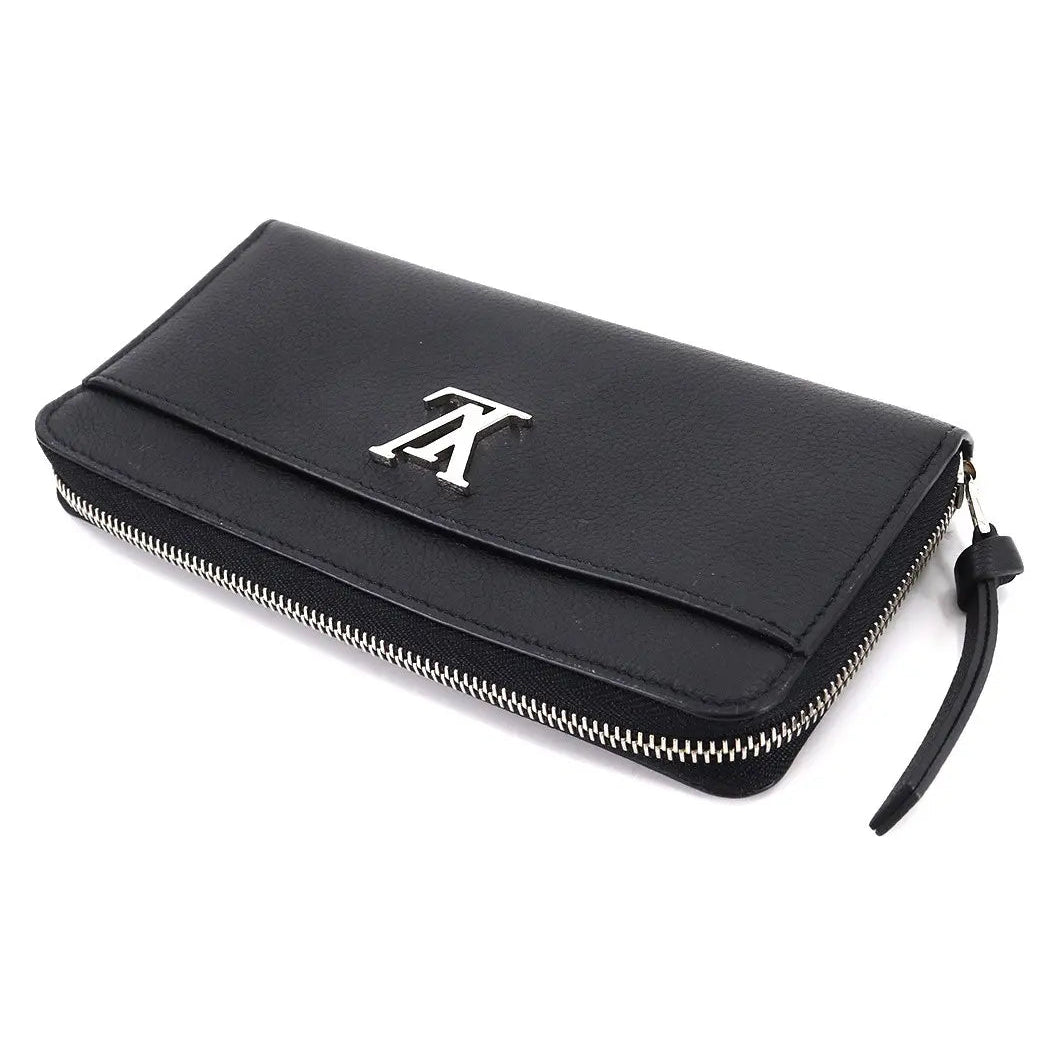 Louis Vuitton Lockme Zippy Wallet - Black