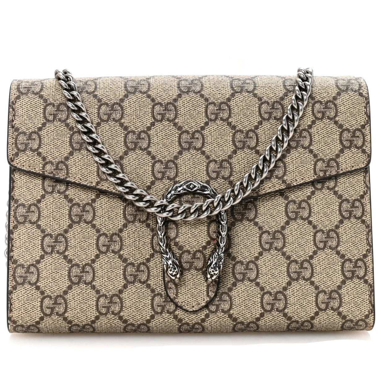 Gucci Dionysus Chain Wallet - Beige