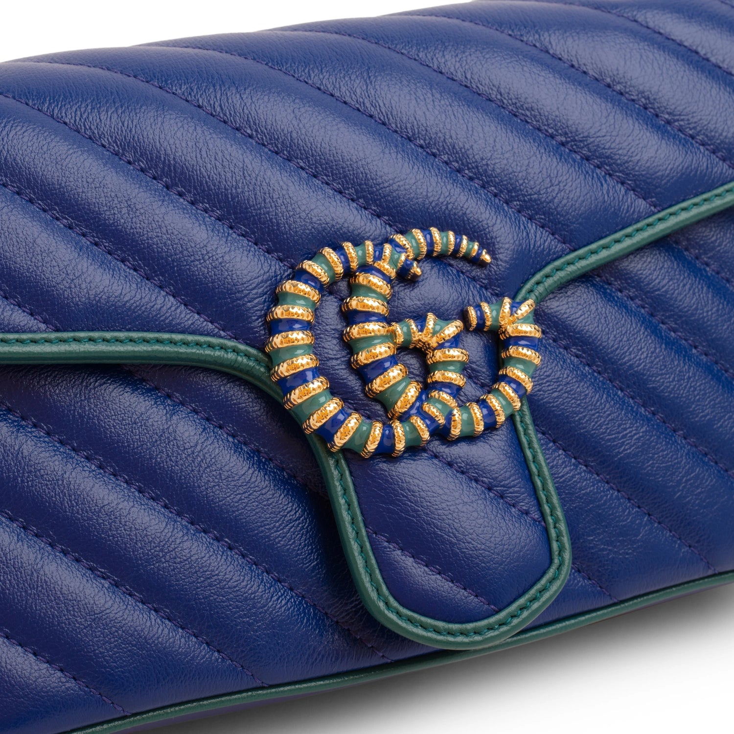 Gucci GG Marmont Mini Shoulder Bag – Blue