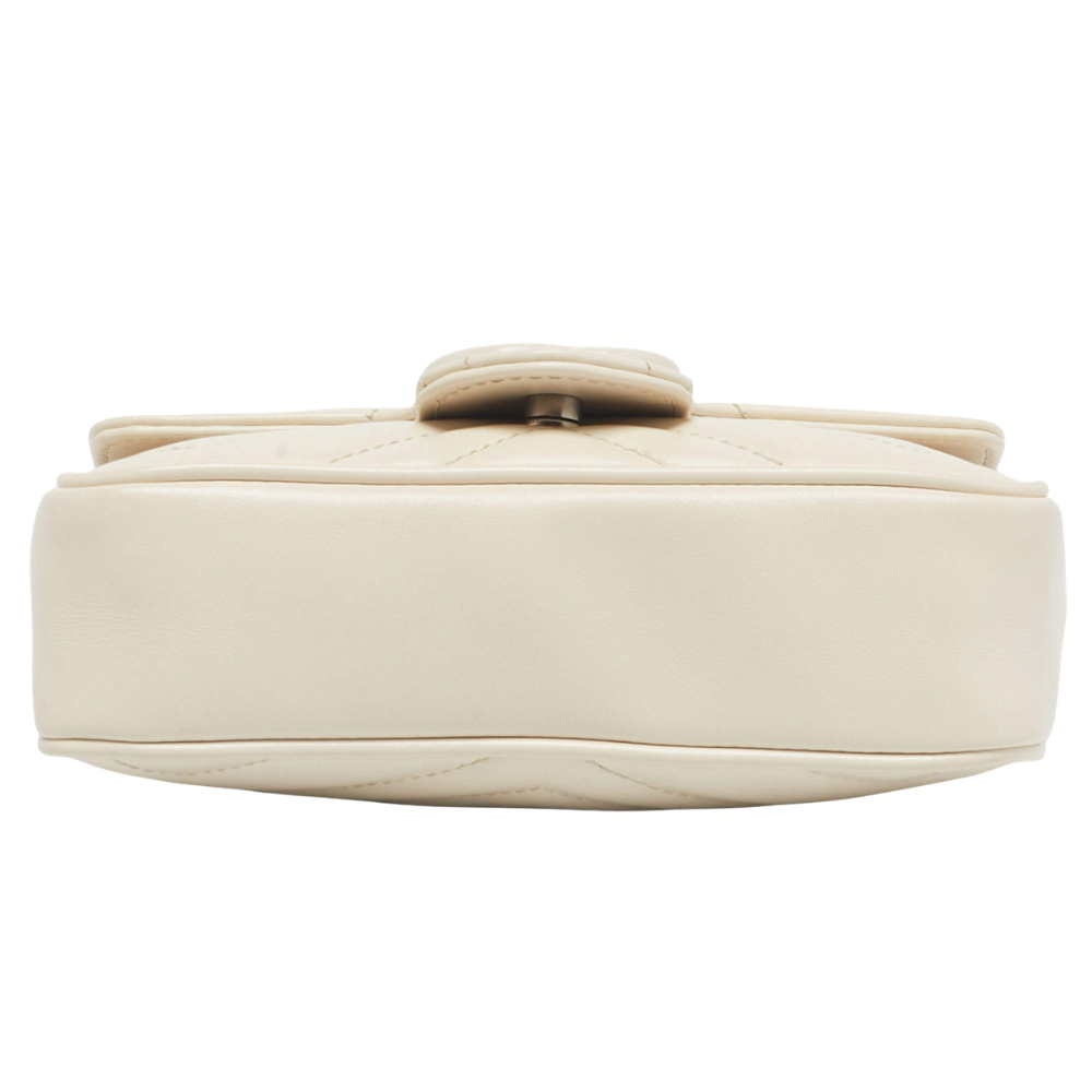 Gucci GG Marmont Belt Bag – White
