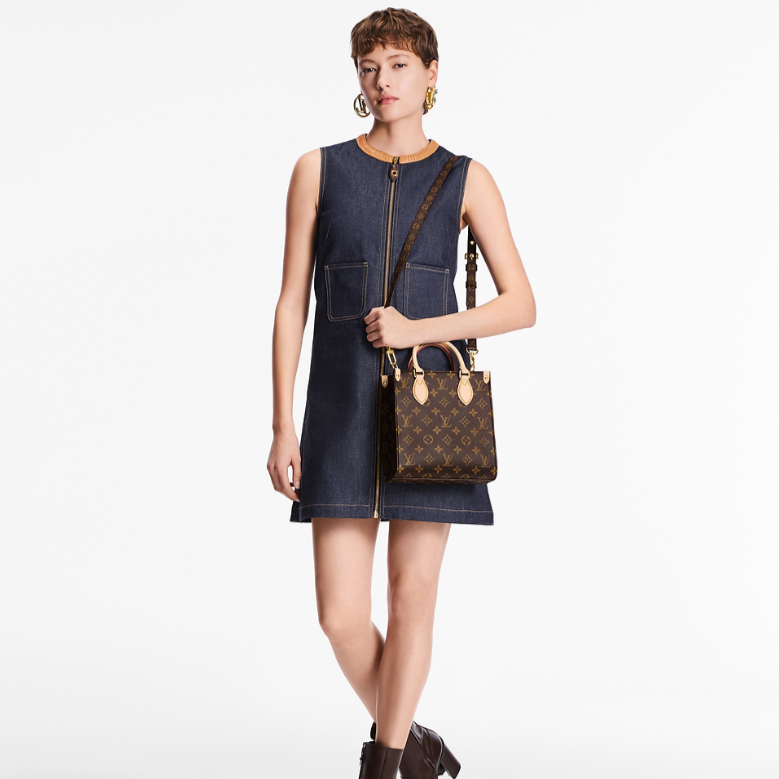 Louis Vuitton Sac Plat BB Handbag - Brown