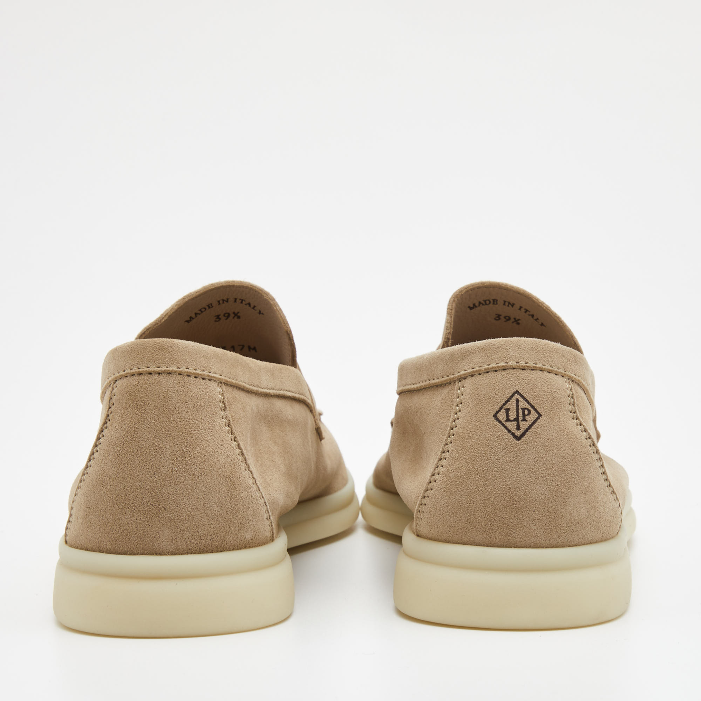 Loro Piana Summer Charms Walk Deerskin Loafers - Beige (119)