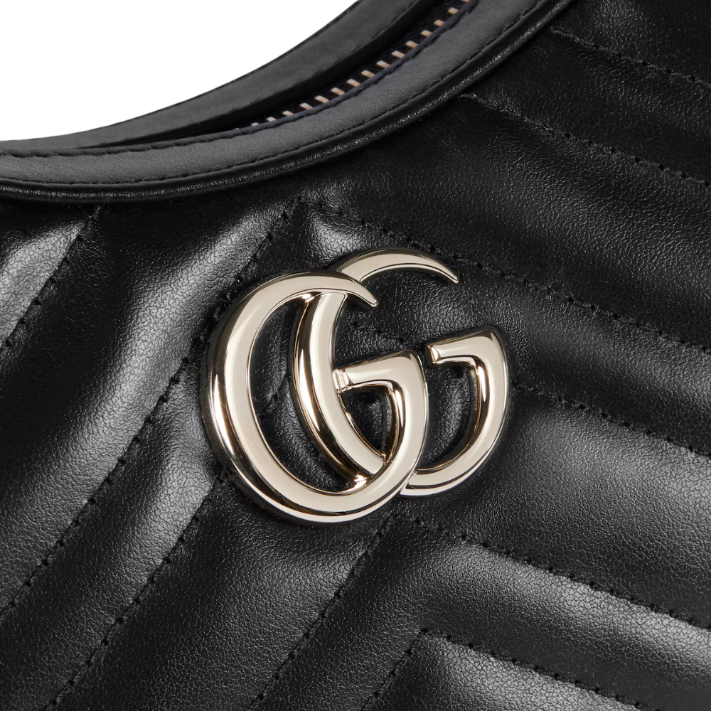 Gucci GG Supreme Shoulder Bag – Black