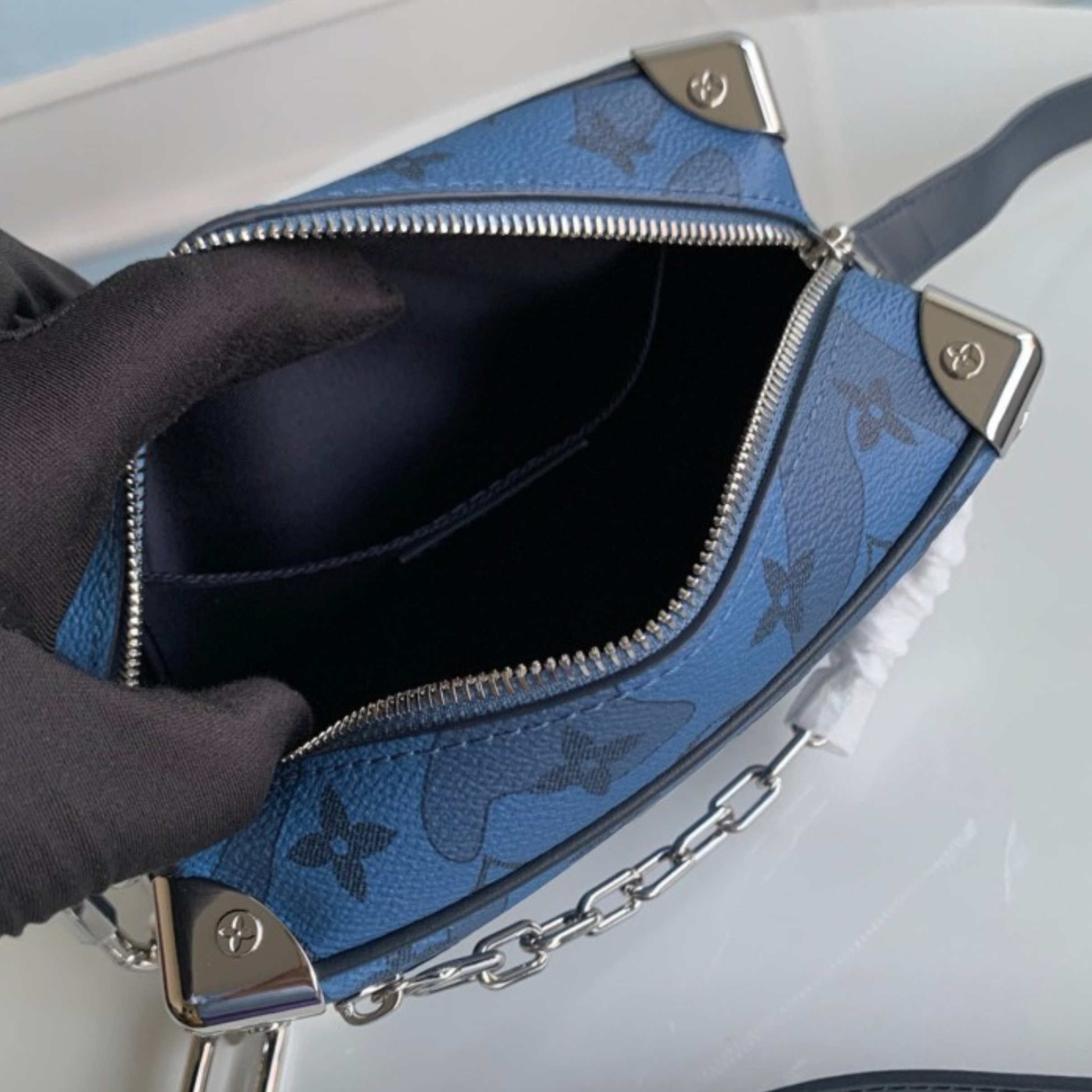 Louis Vuitton Mini Soft Trunk Shoulder Bag - Abyss Blue