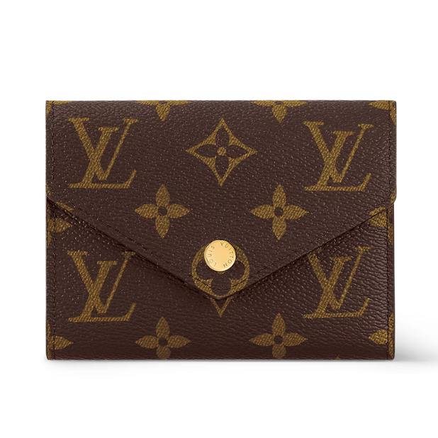 Louis Vuitton Victorine Monogram Canvas Wallet - Brown