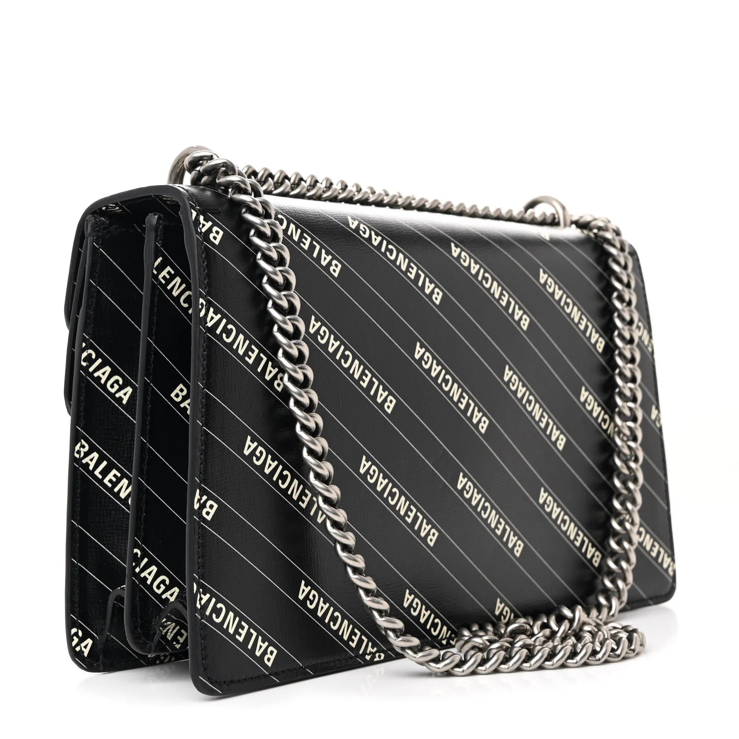 Gucci X Balenciaga Calfskin Dionysus Small Shoulder Bag – Black