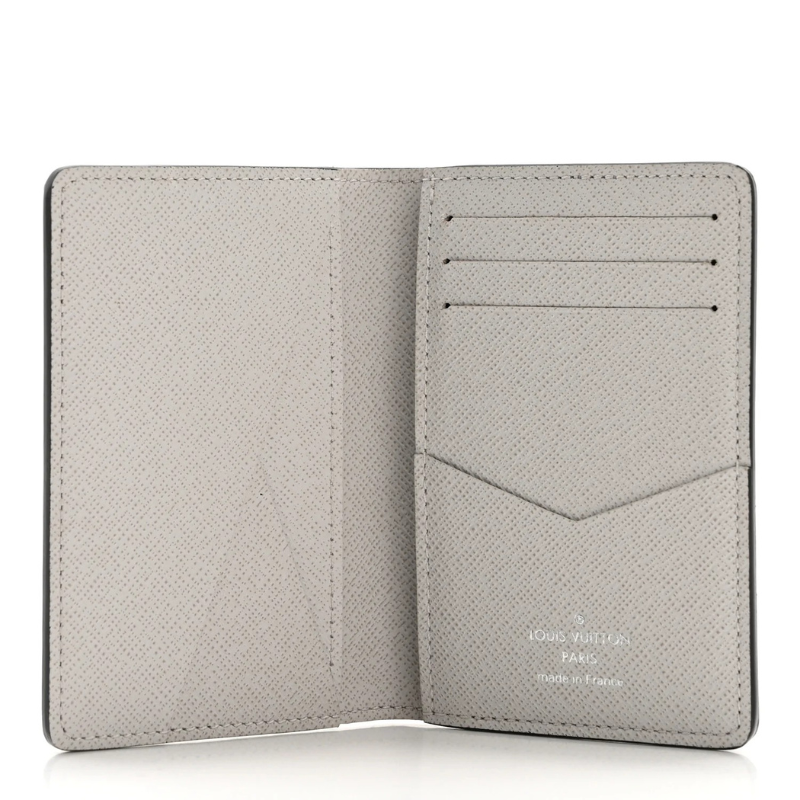 Louis Vuitton Monogram Taiga Pocket Organizer - White