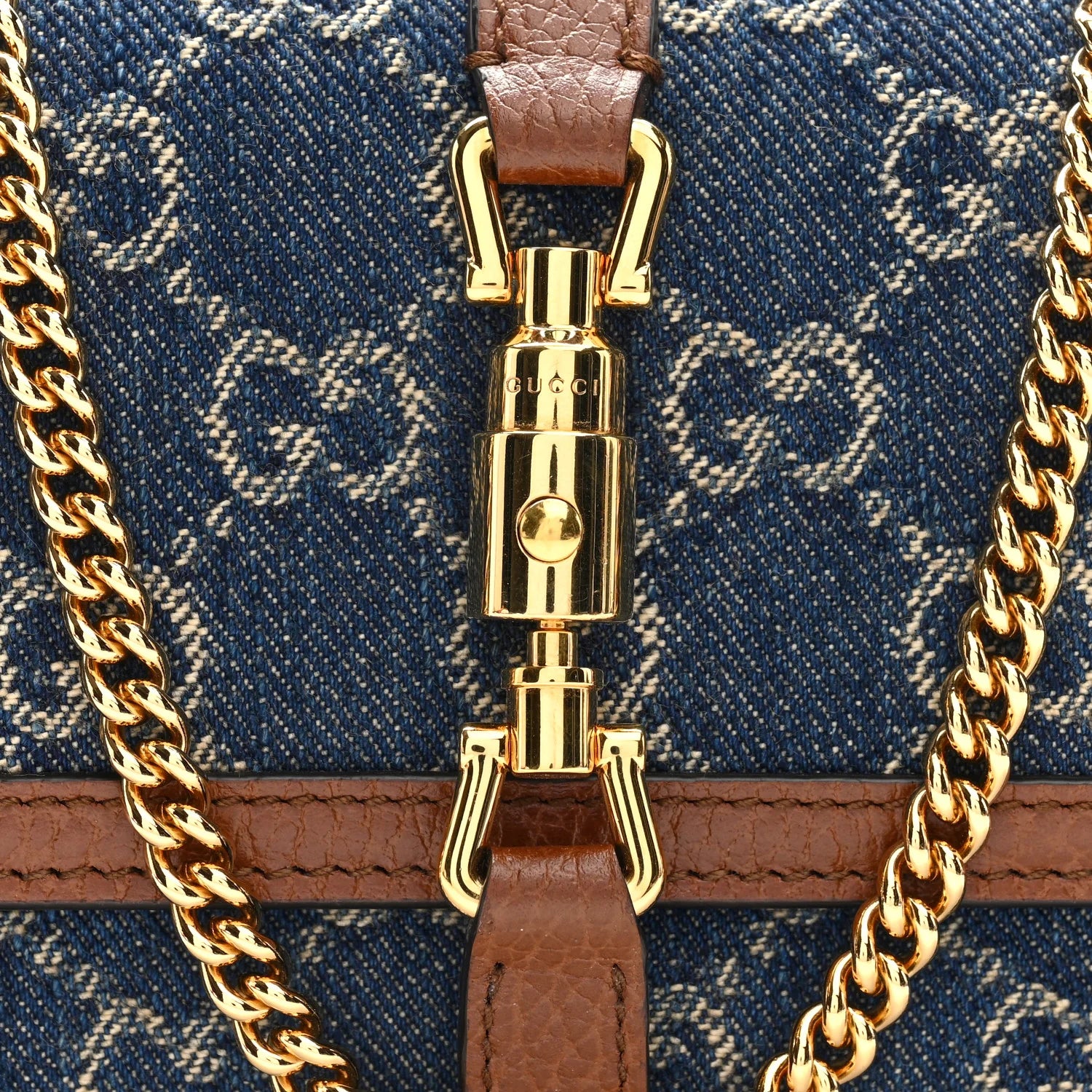 Gucci Jackie 1961 Chain Wallet – Gray