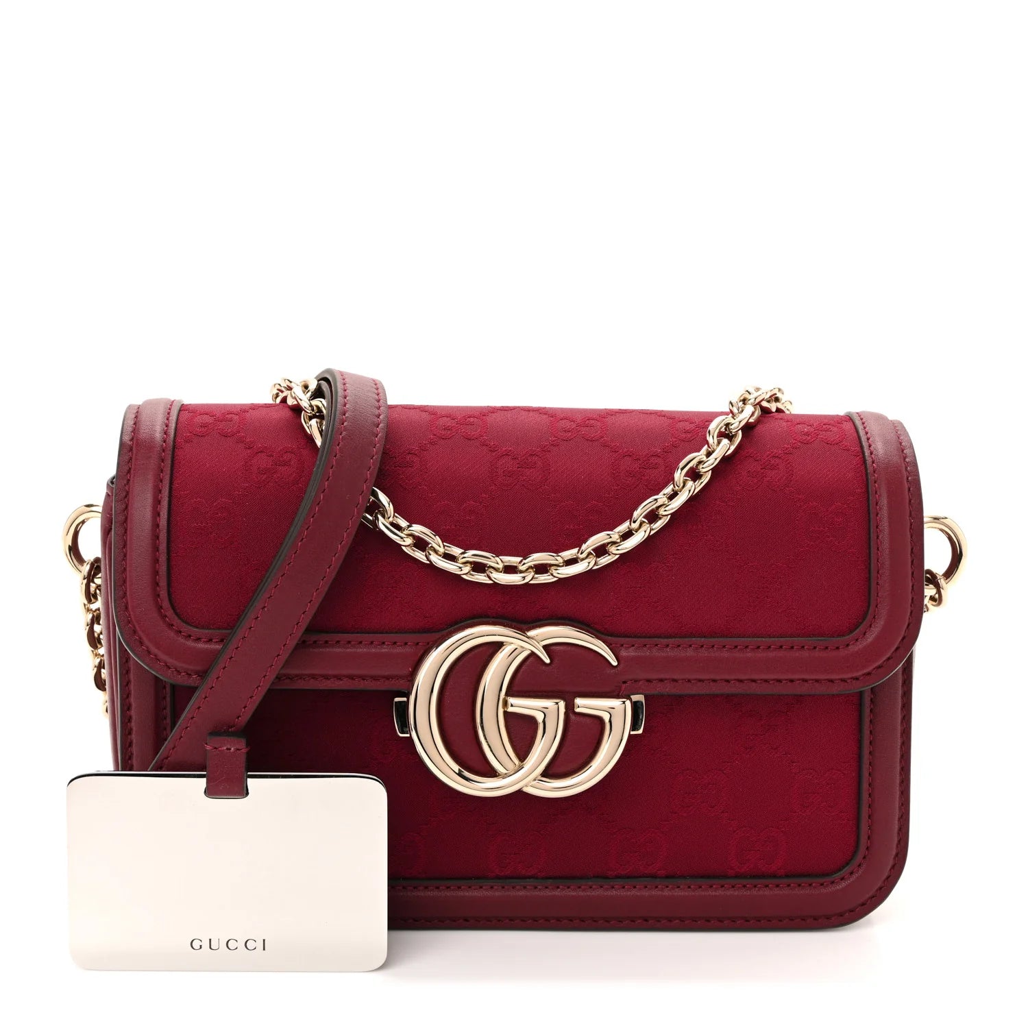 Gucci GG GO Small Shoulder Bag – Bordeaux