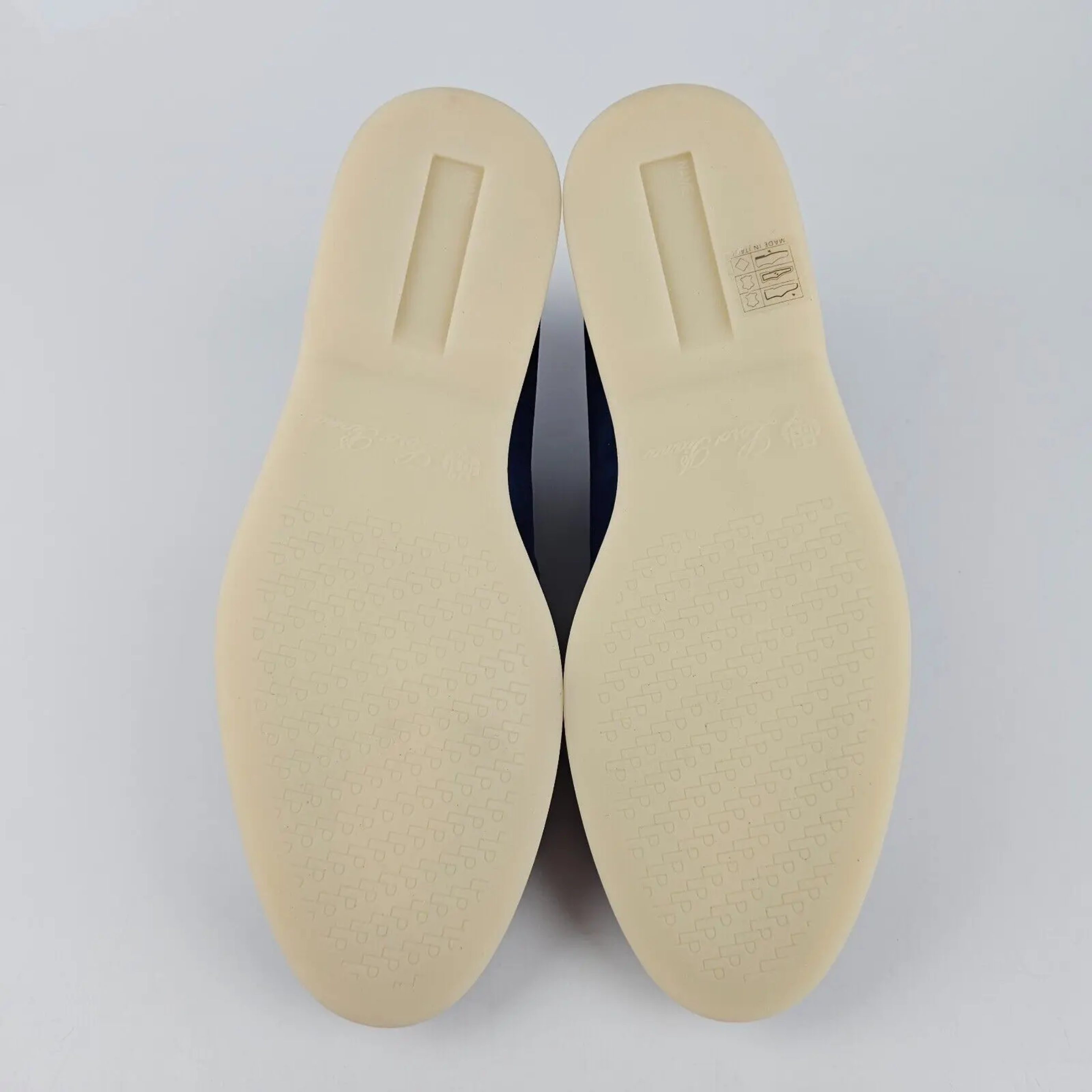 Loro Piana Open Walk Suede Ankle Boots - Dark Navy Blue (220)