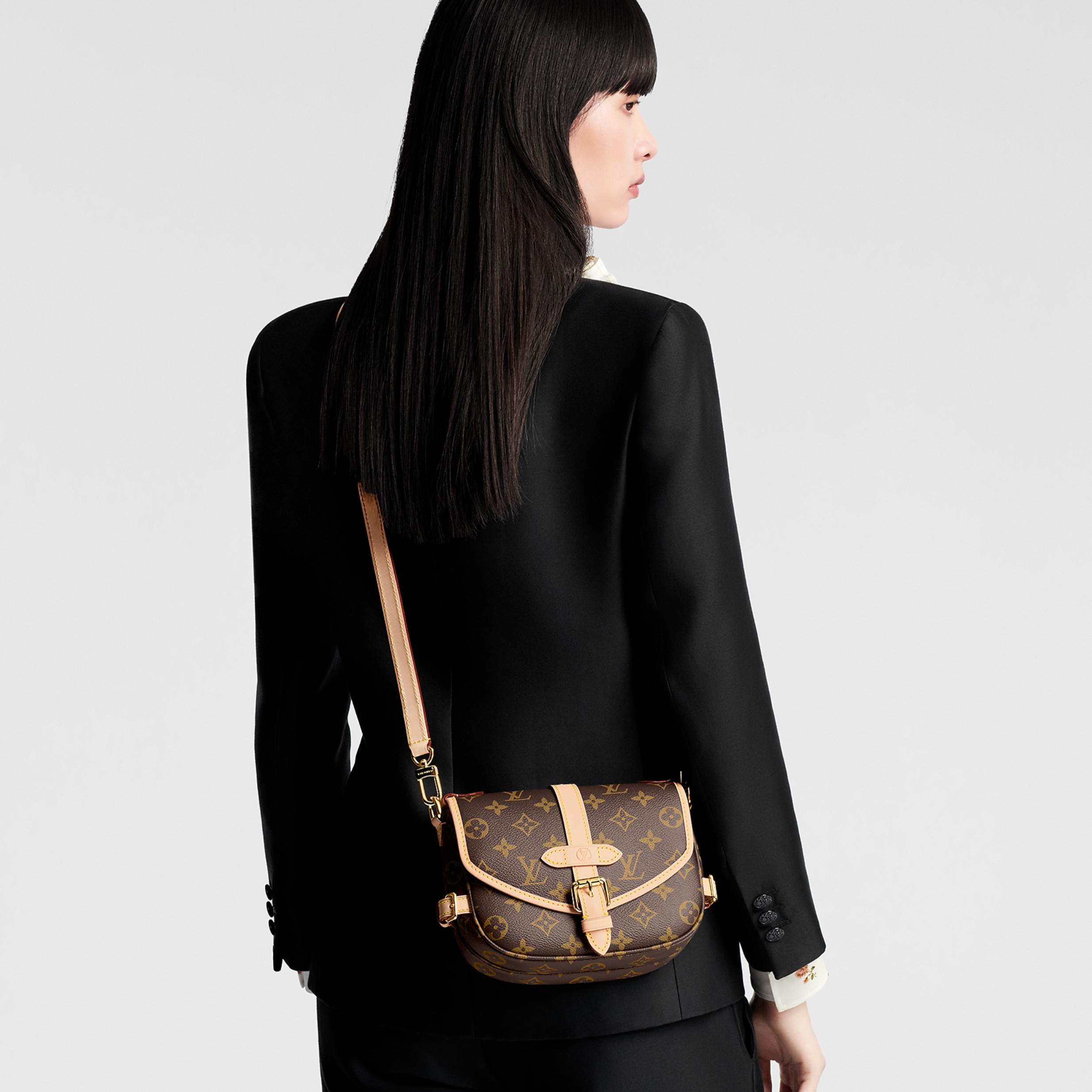 Louis Vuitton Saumur BB Handbag - Brown