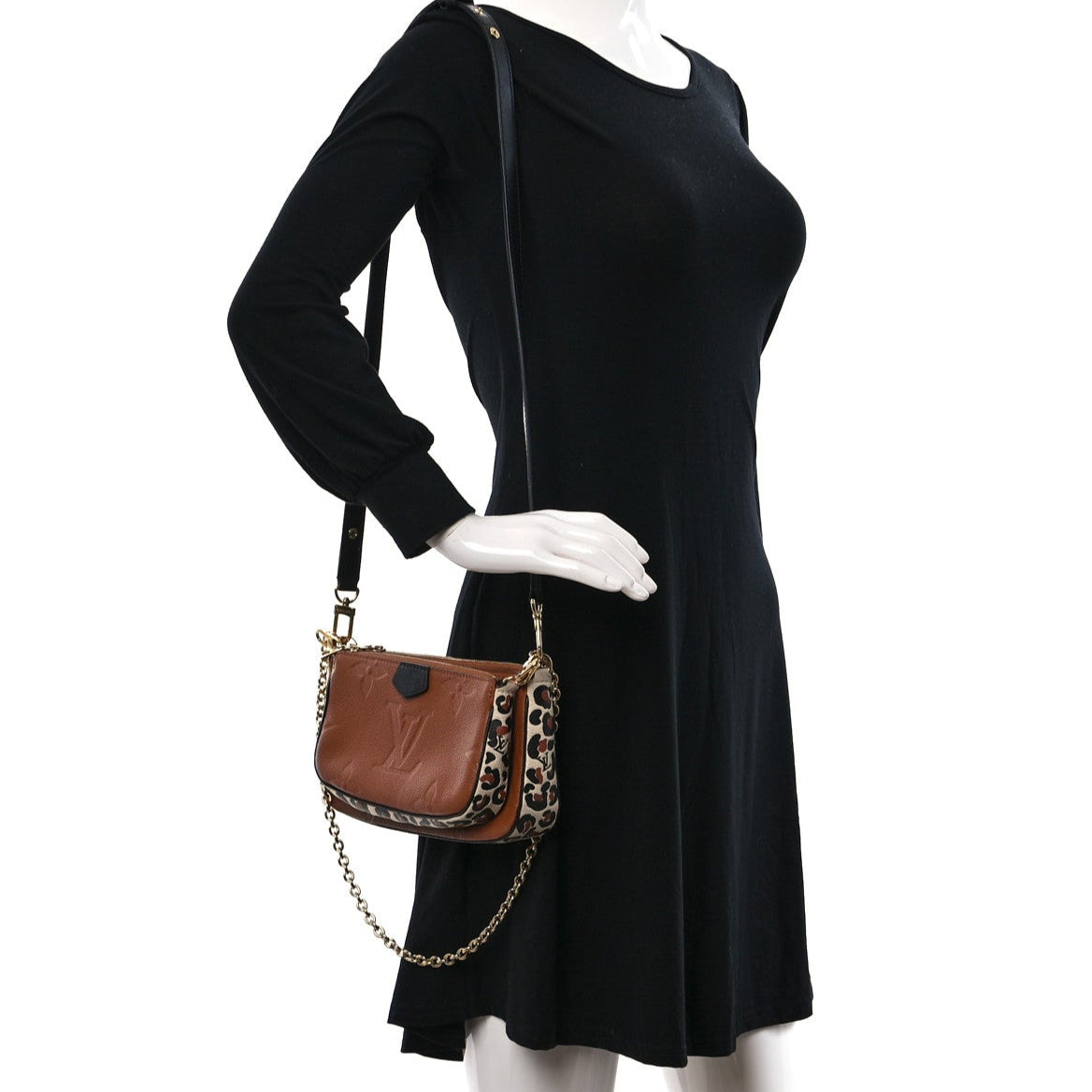 Louis Vuitton Wild At Heart Multi Pochette Accessoires Crossbody Bag - Caramel Brown