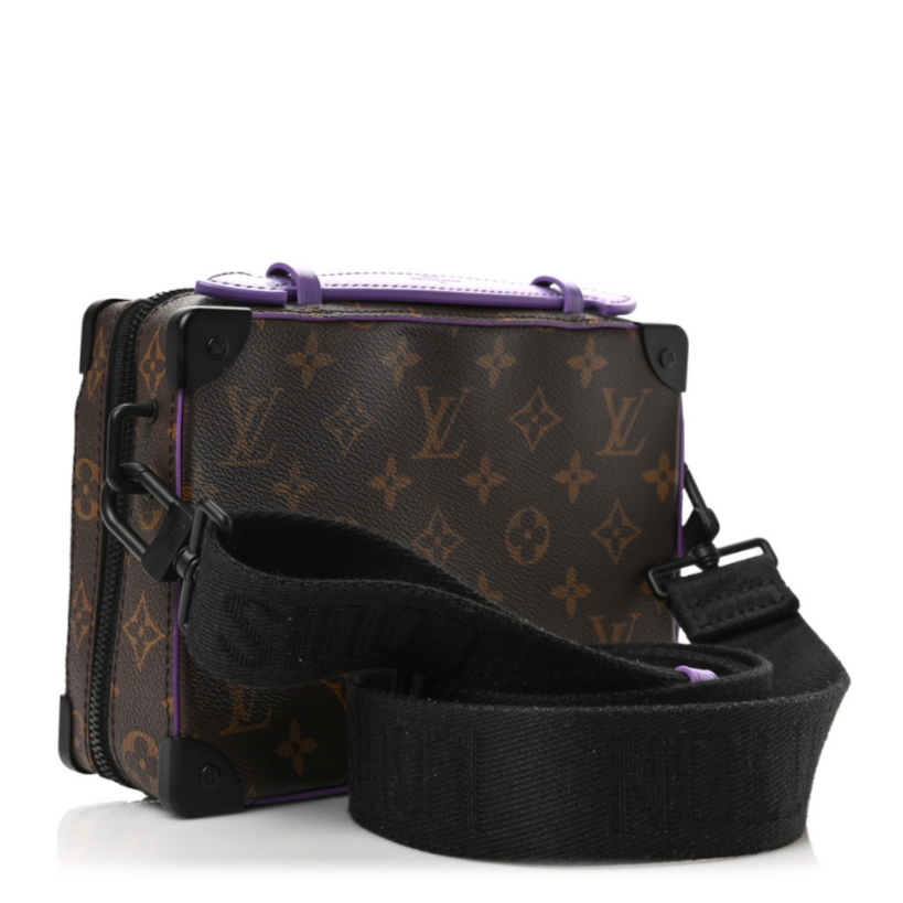 Louis Vuitton Monogram Macassar Handle Soft Trunk - Purple