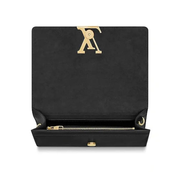 Louis Vuitton Pochette Louise Chain Clutch - Black