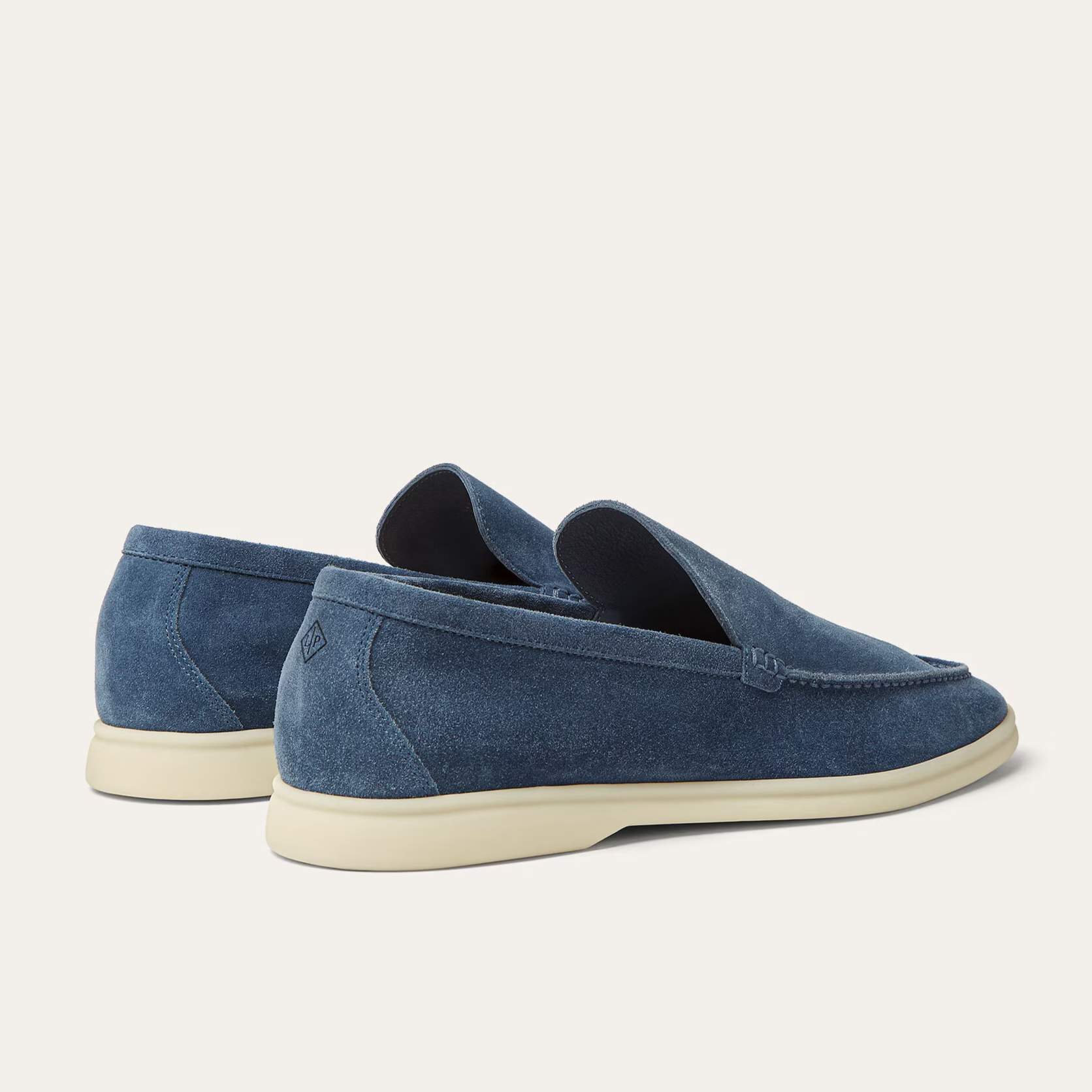 Loro Piana Summer Walk Suede Loafers - Classic Blue