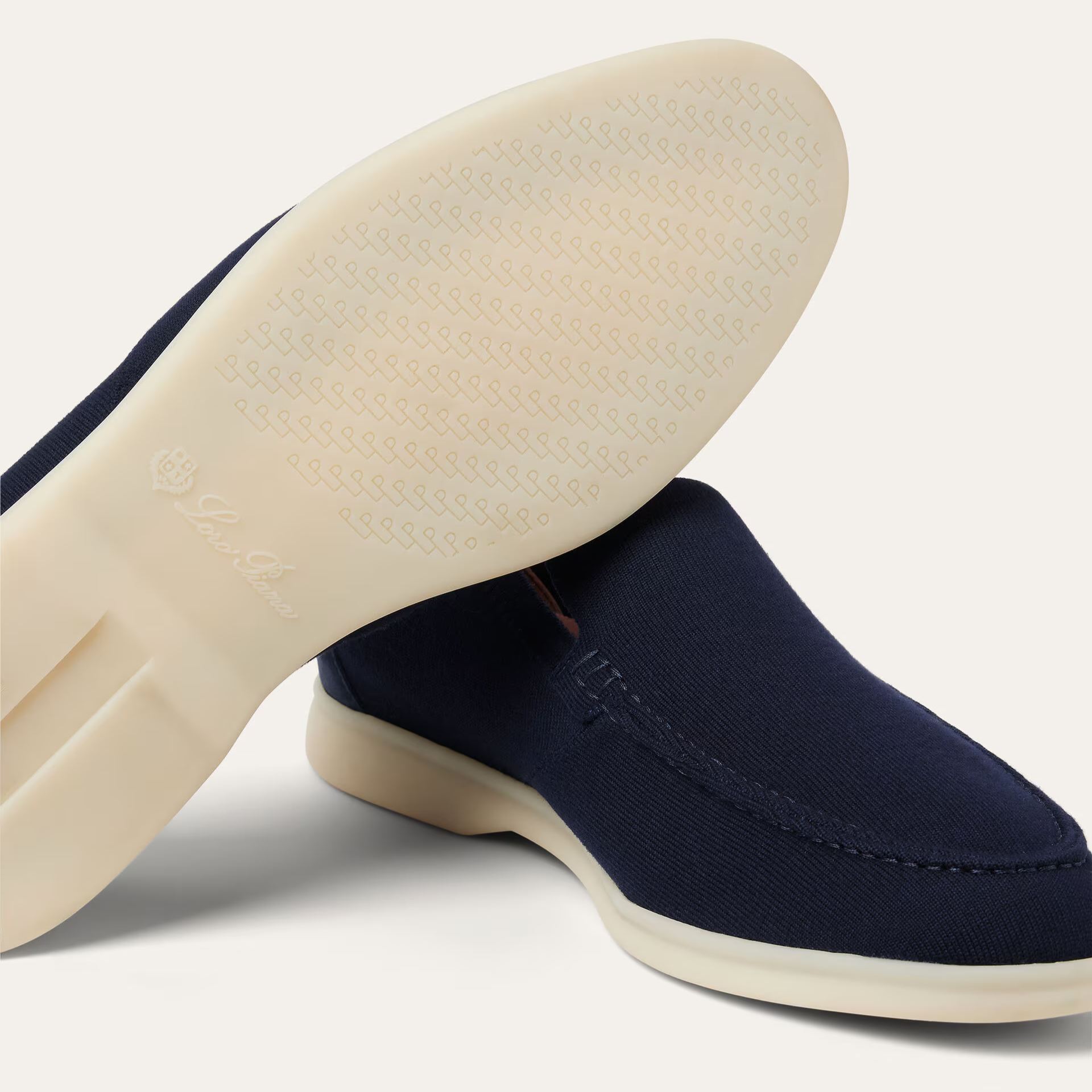Loro Piana Summer Walk The Gift of Kings® Loafers - Navy Blue (W000)