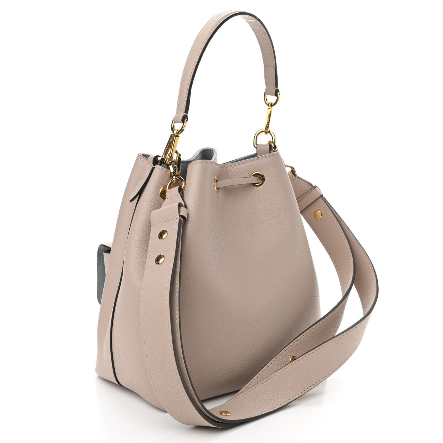 Louis Vuitton Lockme Bucket Shoulder Bag - Greige