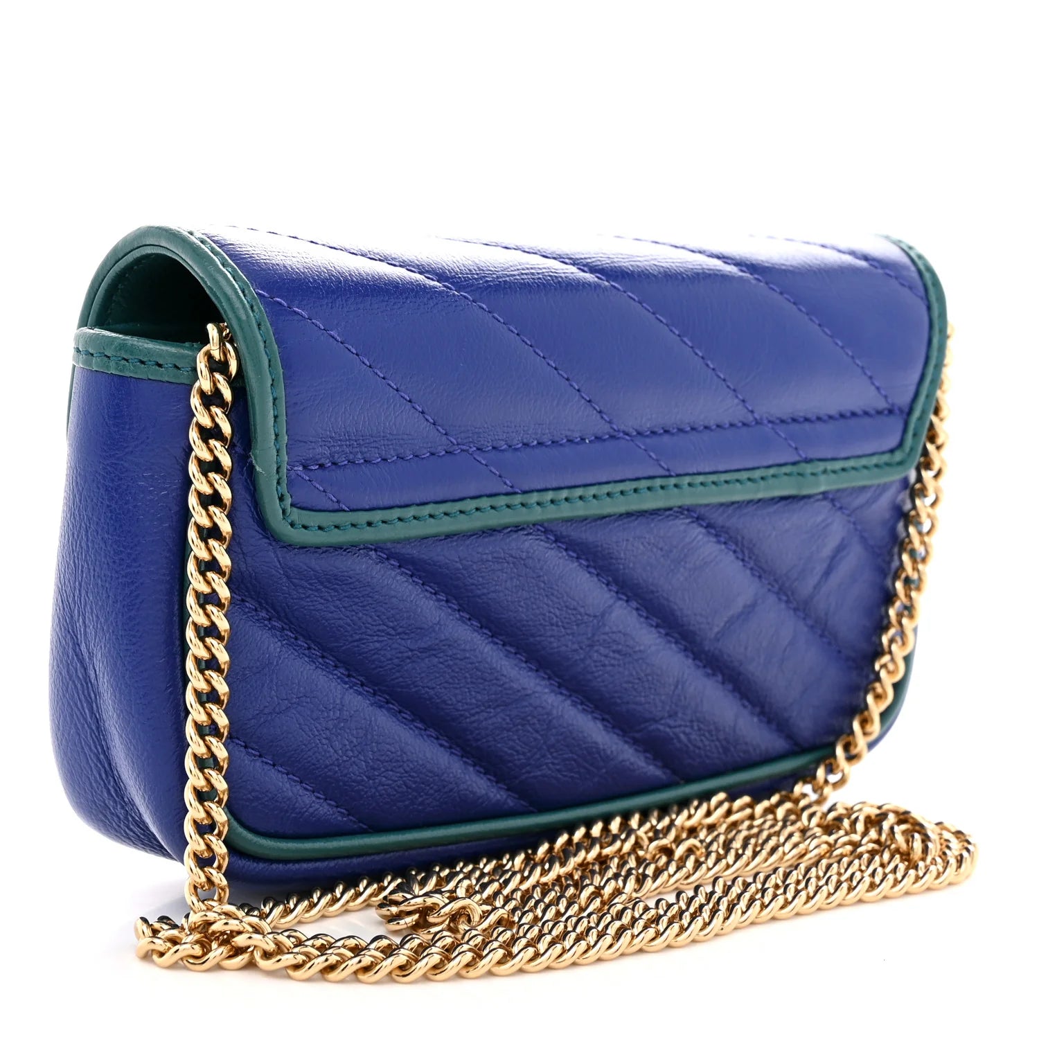 Gucci GG Marmont Medium Shoulder Bag - Blue
