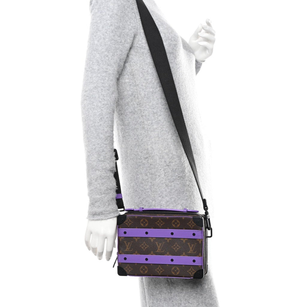 Louis Vuitton Monogram Macassar Handle Soft Trunk - Purple