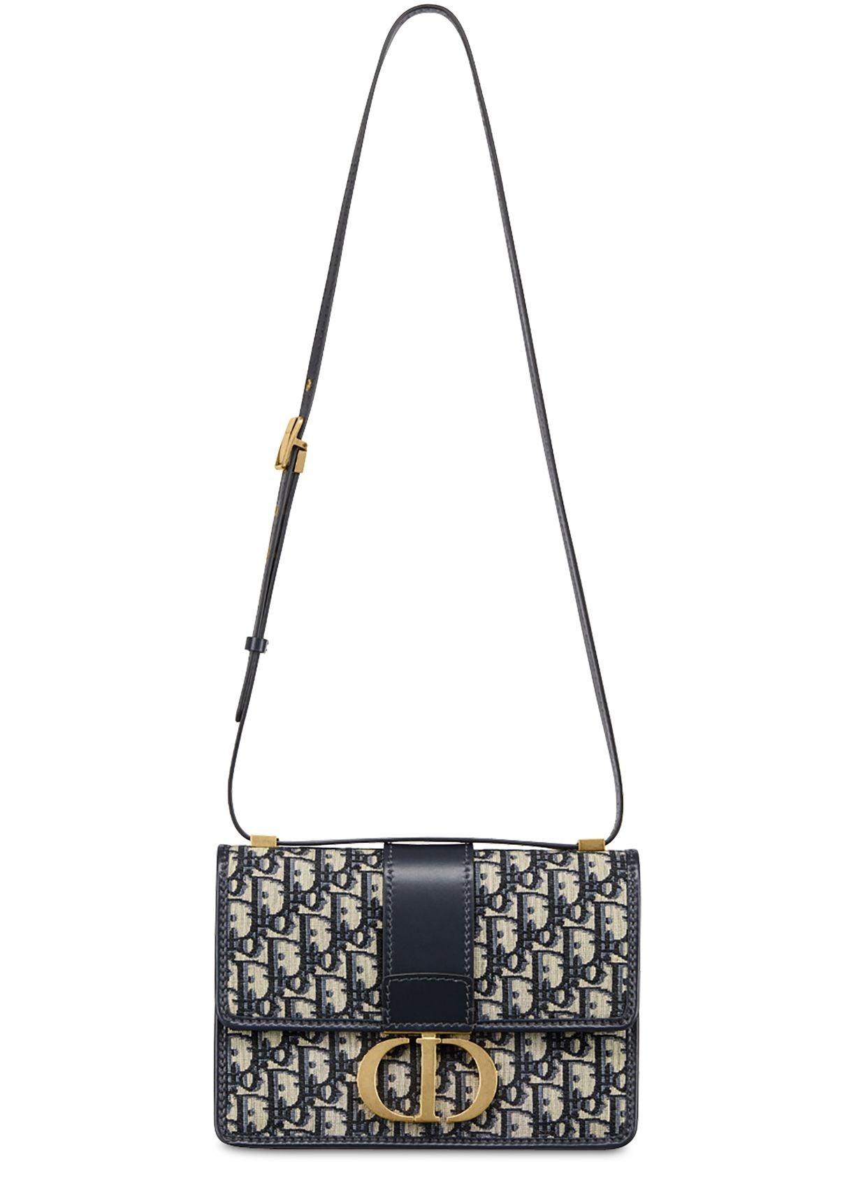 Dior 30 Montaigne Jacquard Bag - Blue Dior Oblique