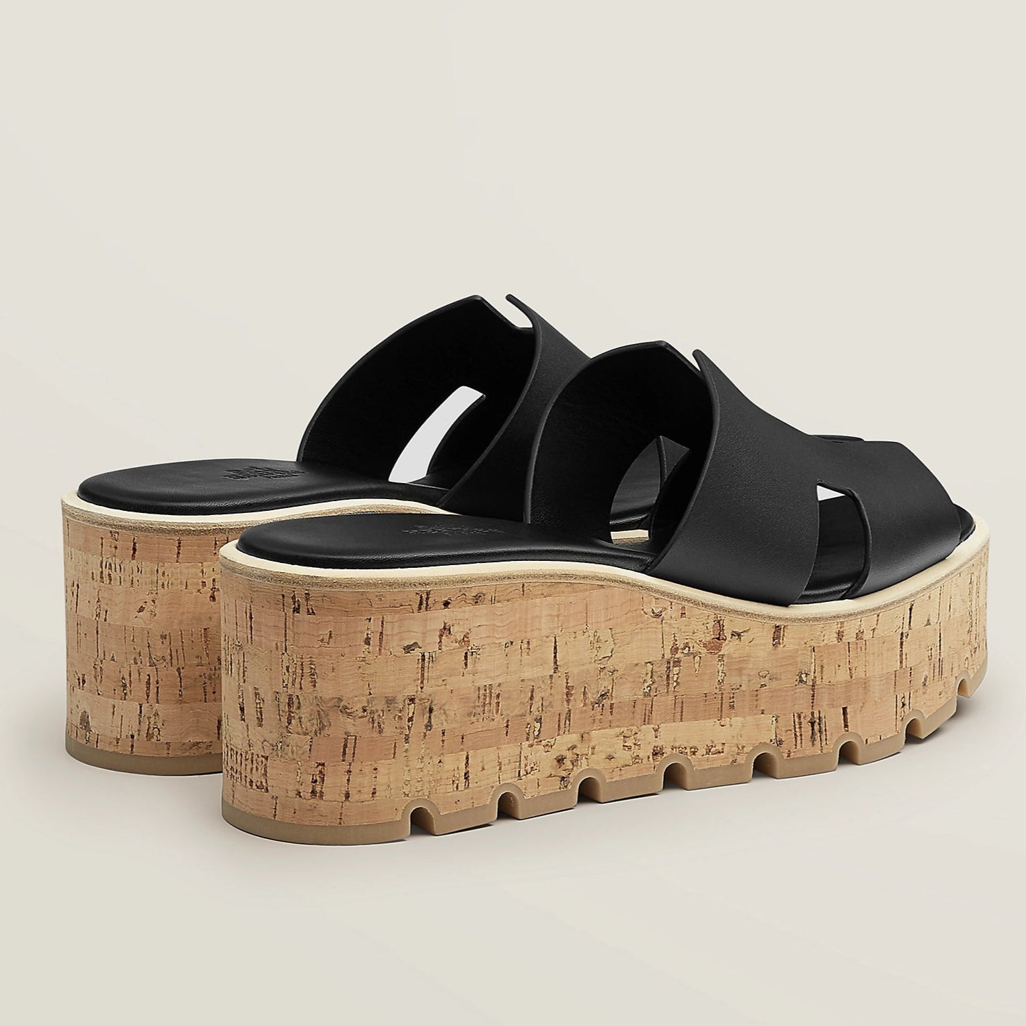 Hermes Eze 30 Sandals - Black