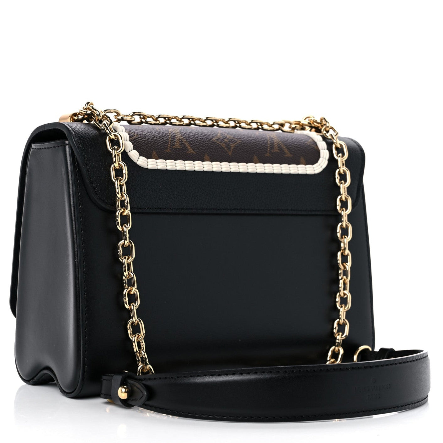Louis Vuitton Twist MM Shoulder Bag - Black