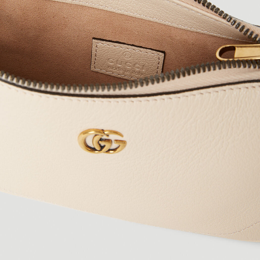 Gucci Aphrodite Mini Leather Shoulder Bag – White