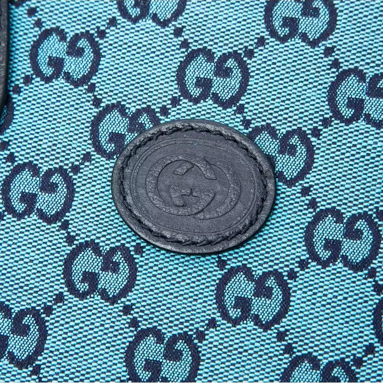 Gucci Calfskin Retro Tote Bag – Blue