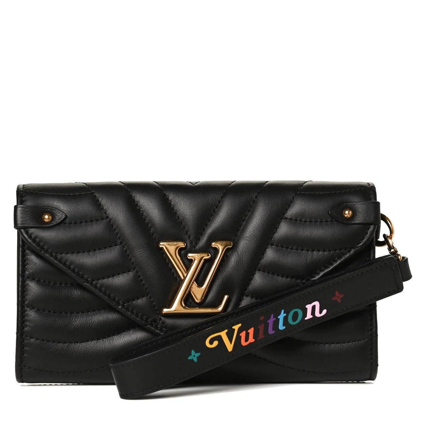 Louis Vuitton New Wave Long Wallet - Black