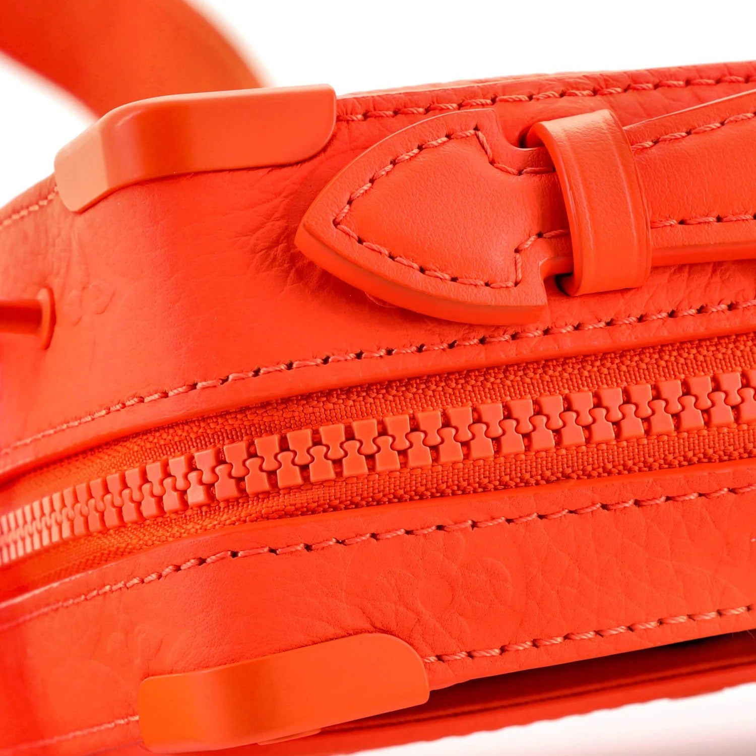 Louis Vuitton Taurillon Monogram Handle Soft Trunk - Orange