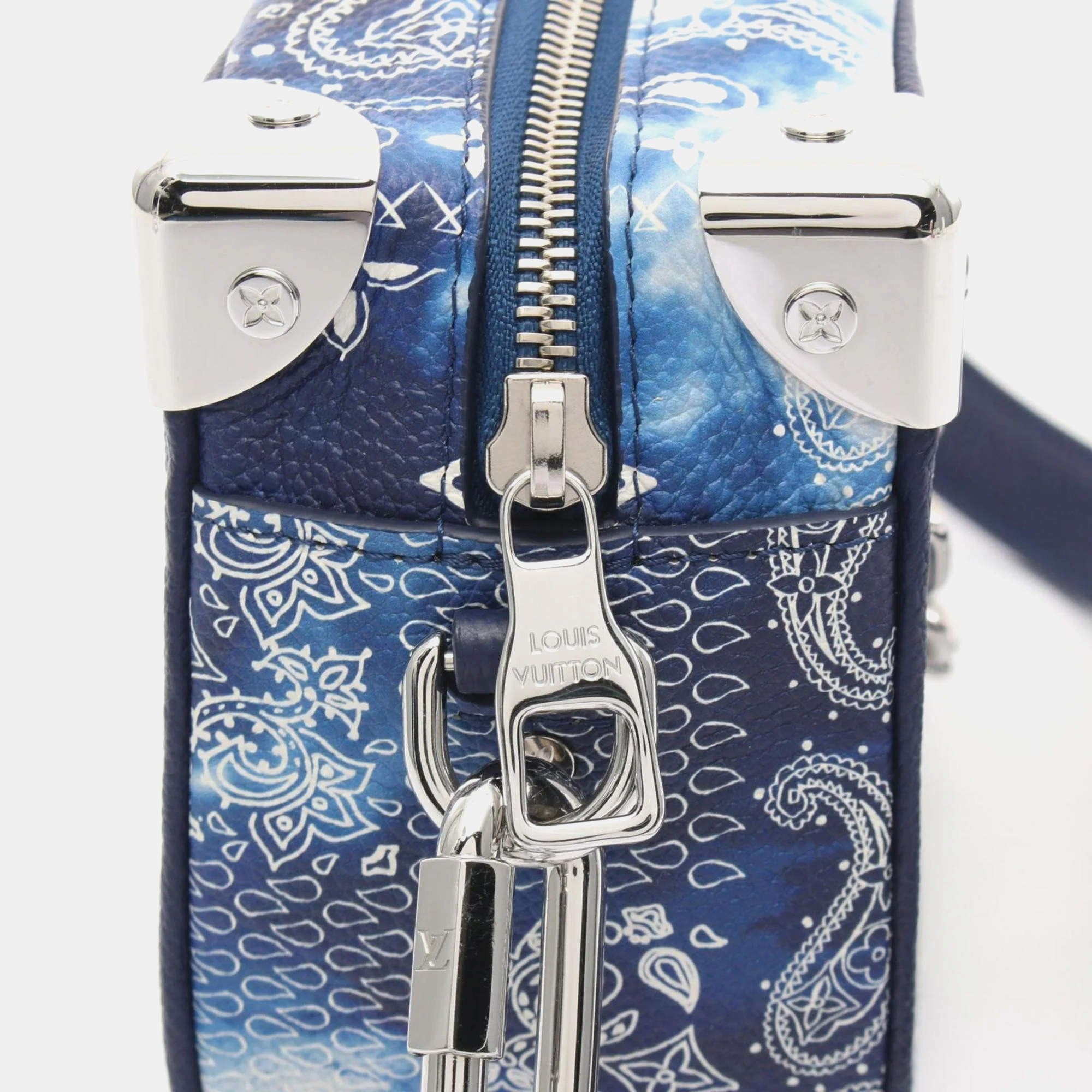 Louis Vuitton Soft Mini Trunk Shoulder Bag - Monogram Blue