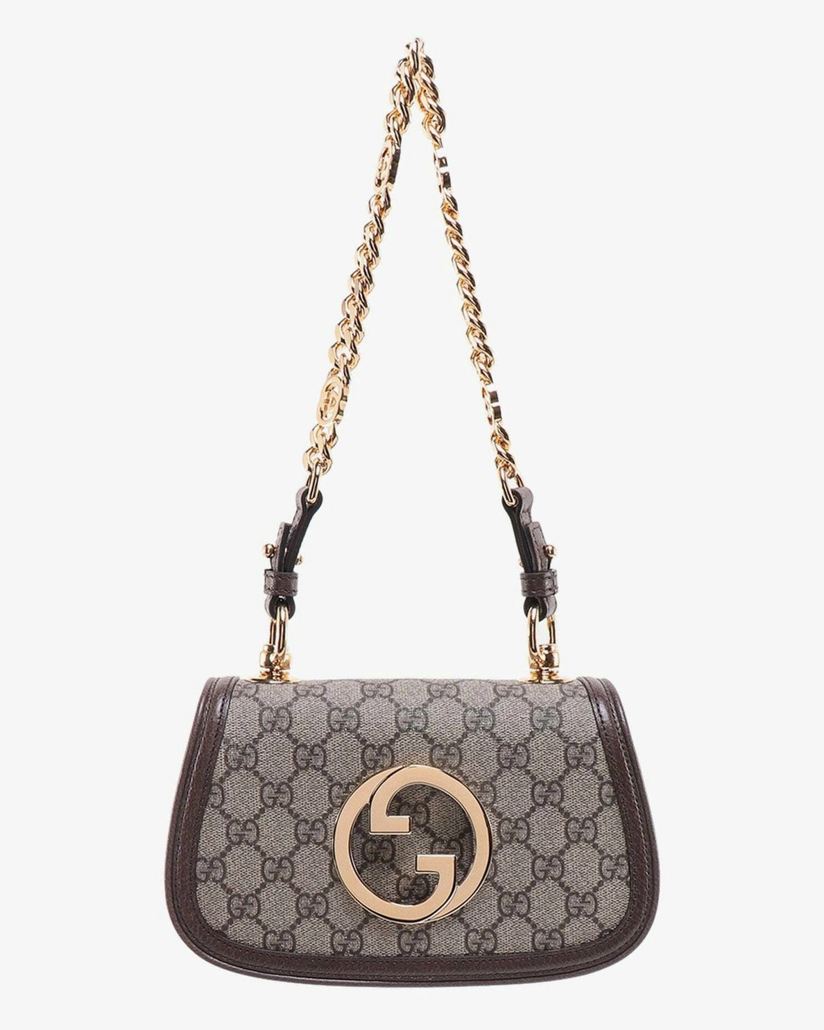 Gucci Blondie Mini GG Supreme Canvas Shoulder Bag – Beige