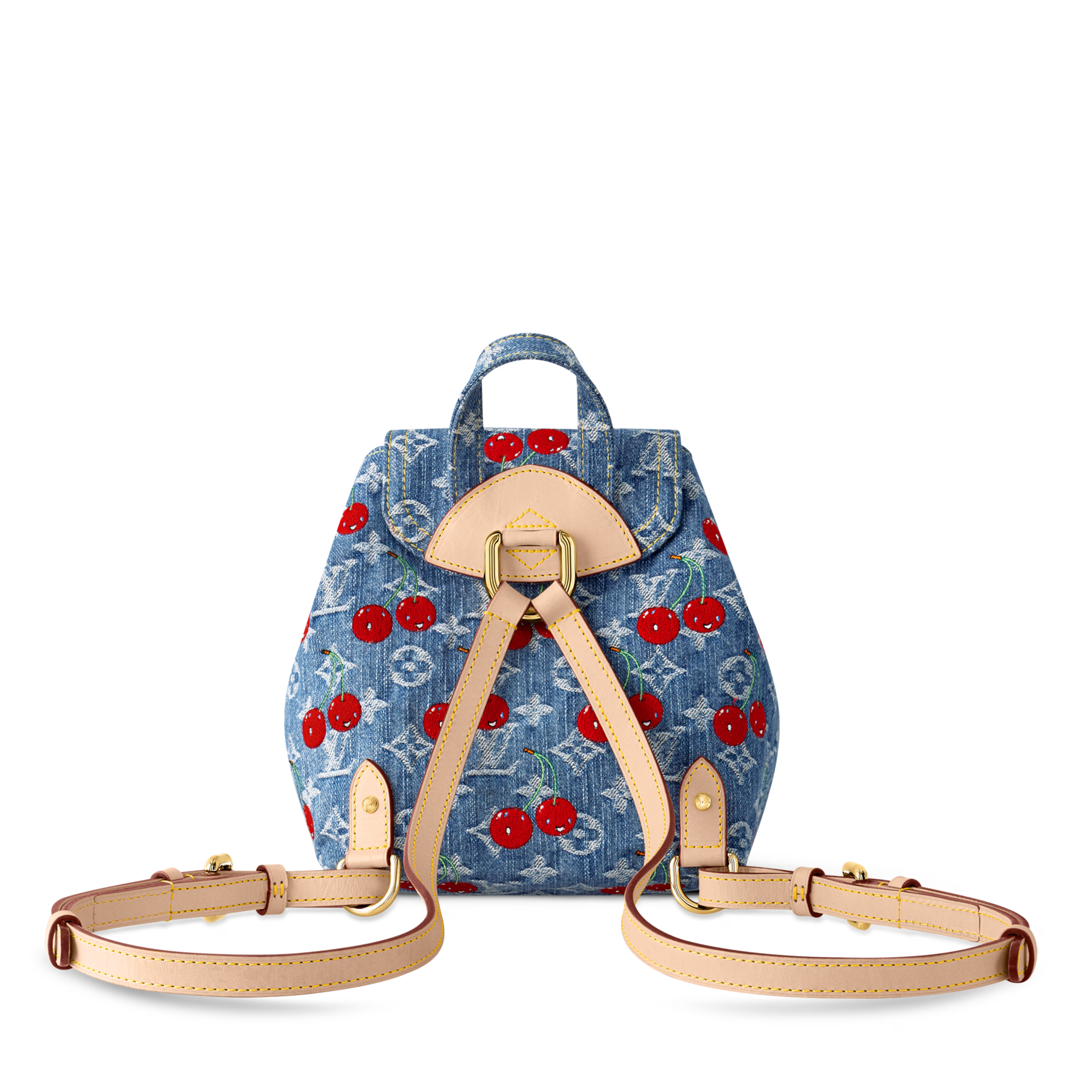 Louis Vuitton LV x TM Monogram Cherry Denim Venice NM Backpack – Blue