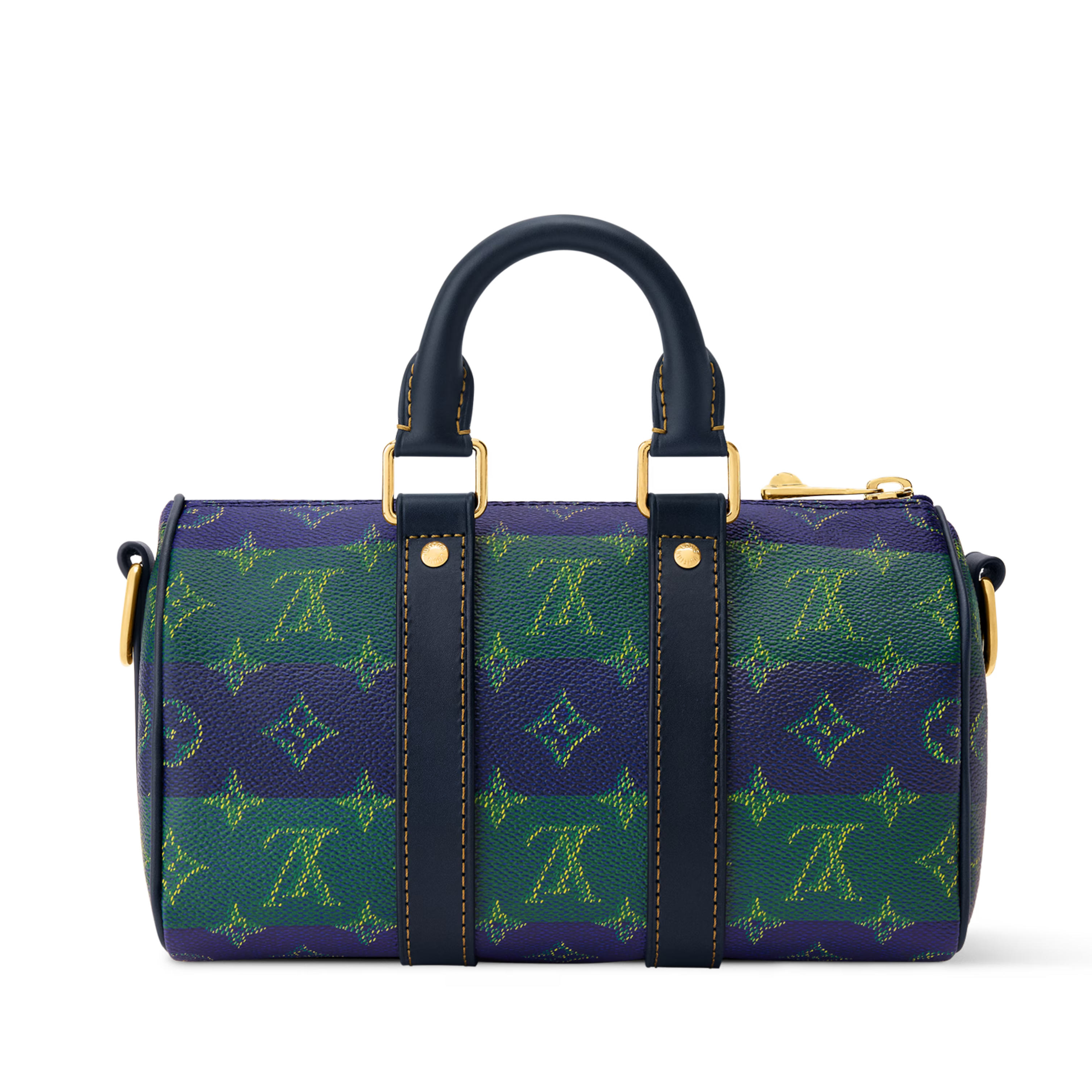 Louis Vuitton Monogram Heritage Keepall Bandoulière 25 – Blue Striped