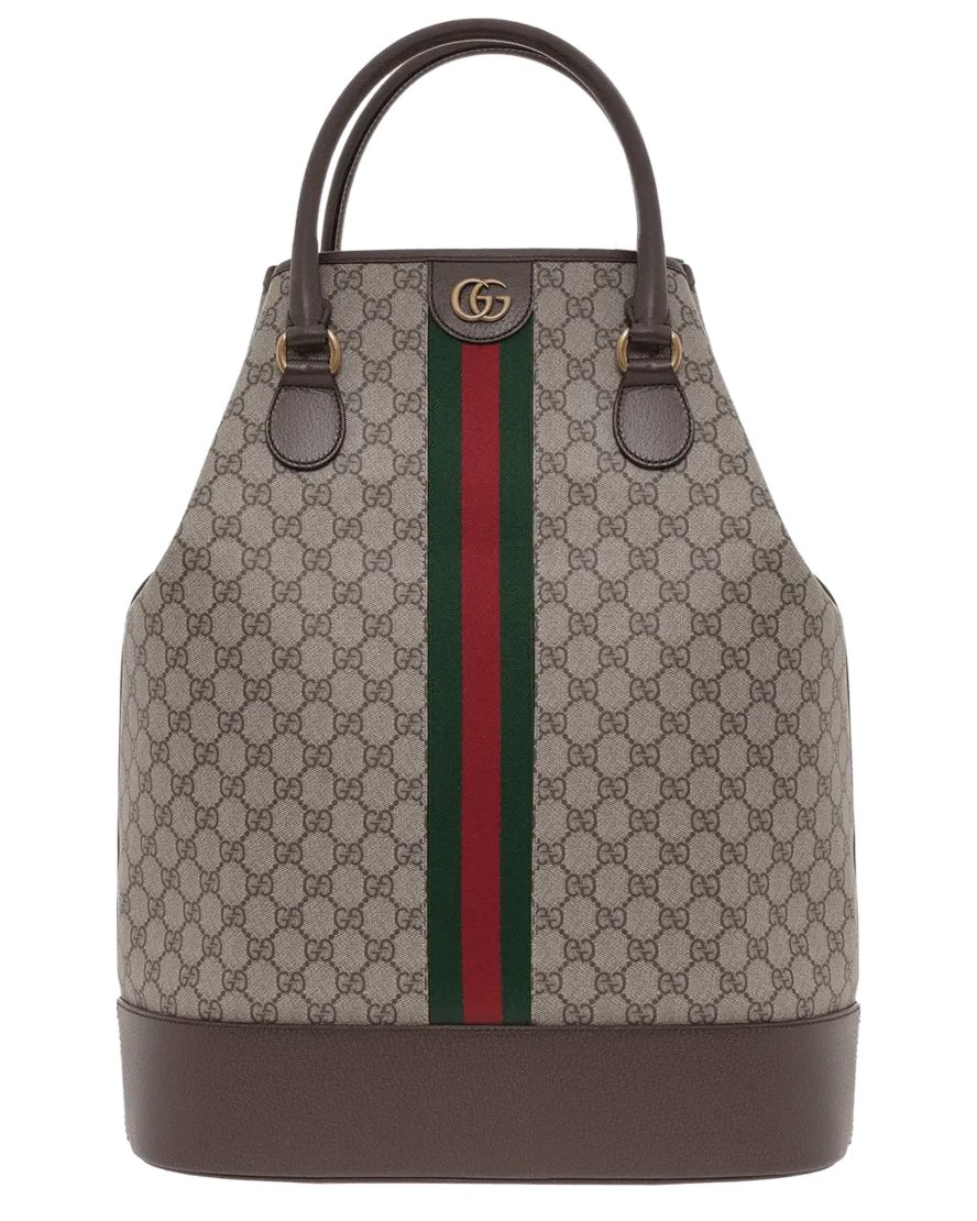 Gucci Signature GG Canvas Savoy Duffle Bag – Beige