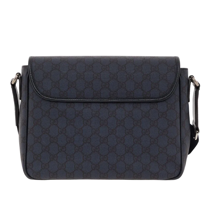 Gucci Supreme Canvas Ophidia Medium Messenger Bag – Blue