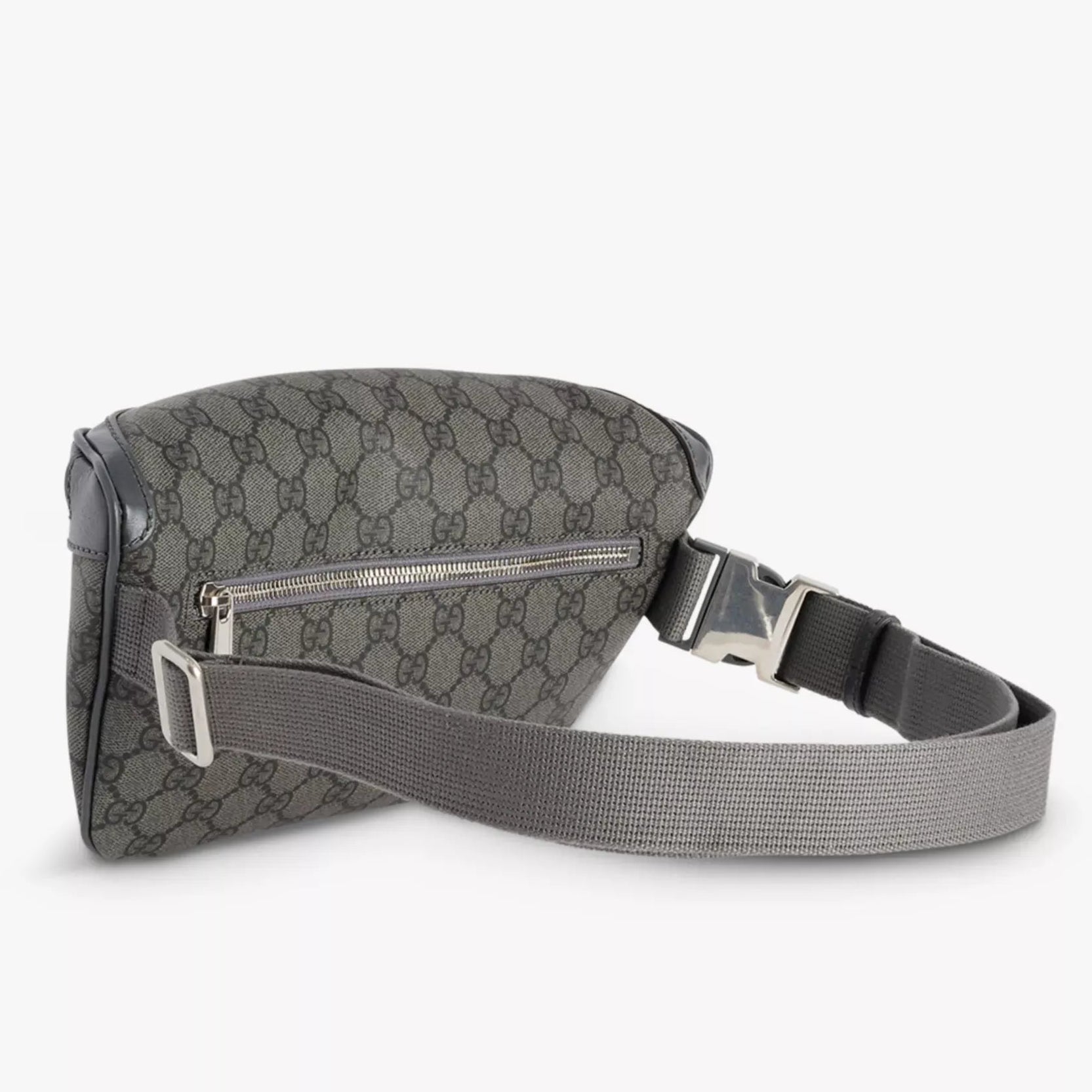 Gucci Ophidia Interlocking G Canvas Bum Bag – Grey
