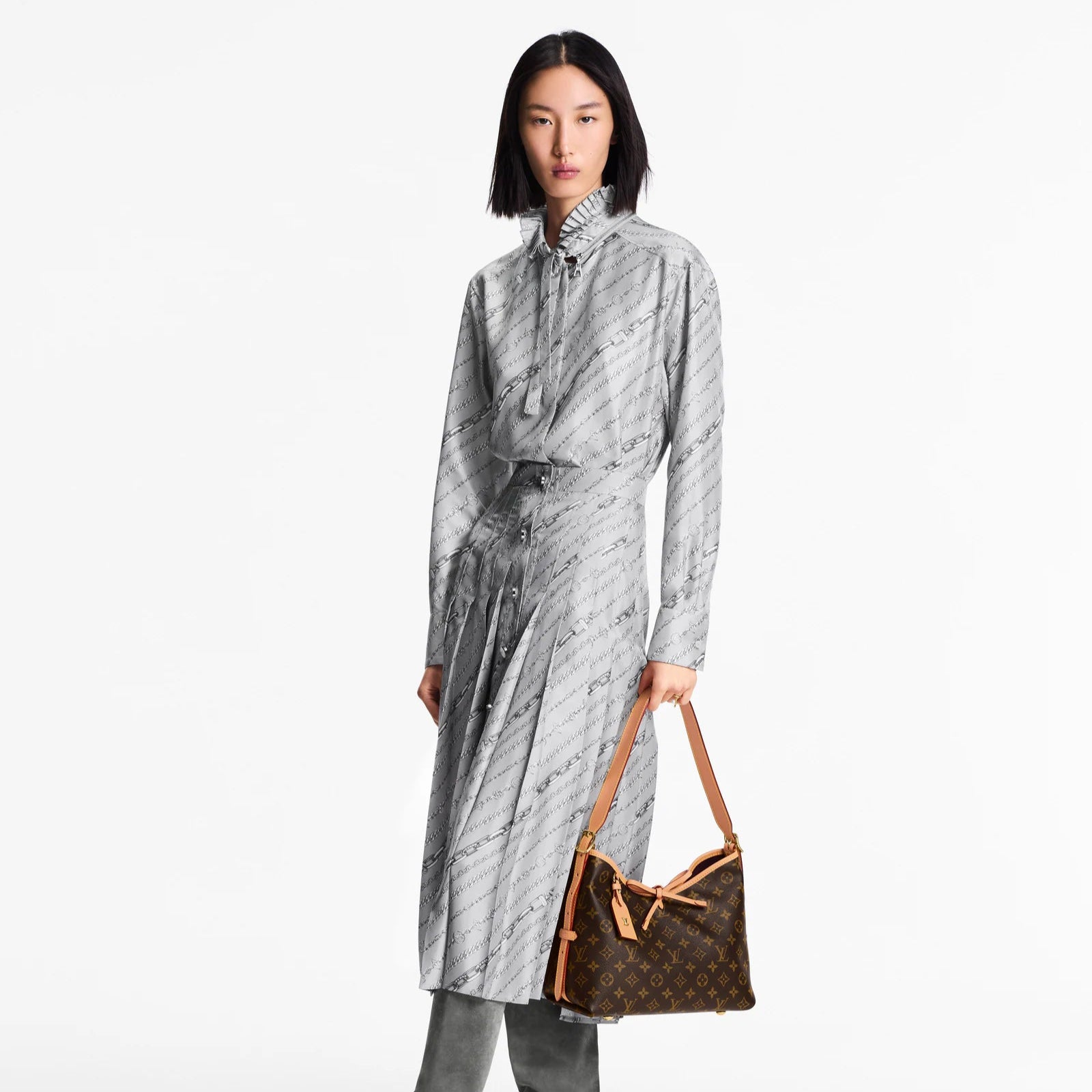 Louis Vuitton CarryAll PM Handbag - Brown