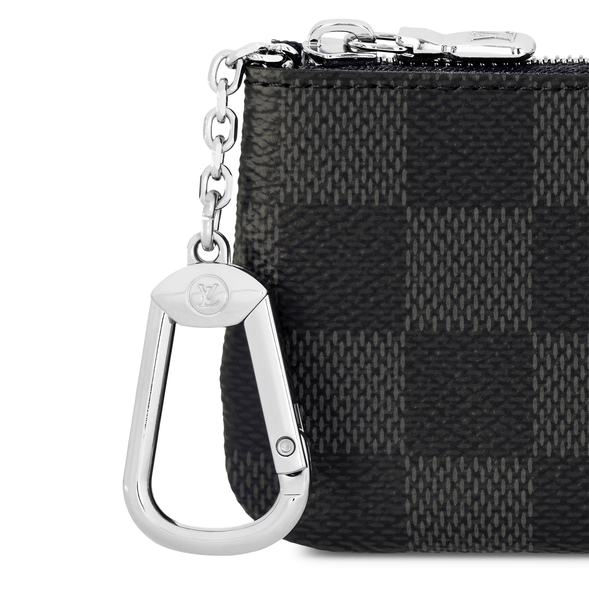 Louis Vuitton Damier Graphite Key Pouch - Black