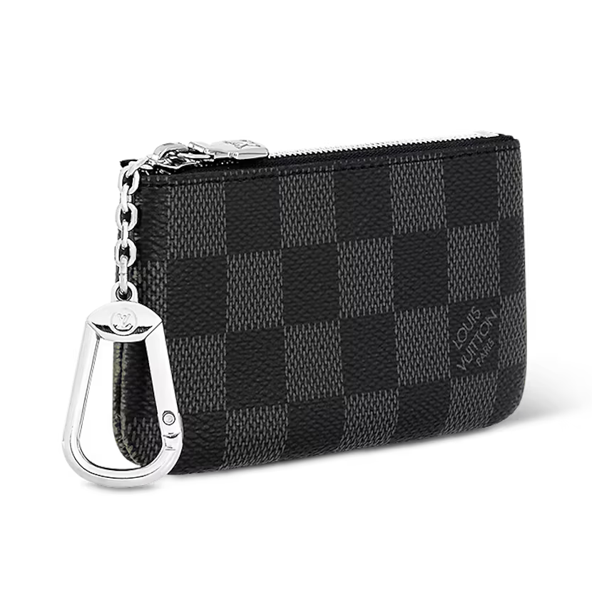 Louis Vuitton Damier Graphite Key Pouch - Black