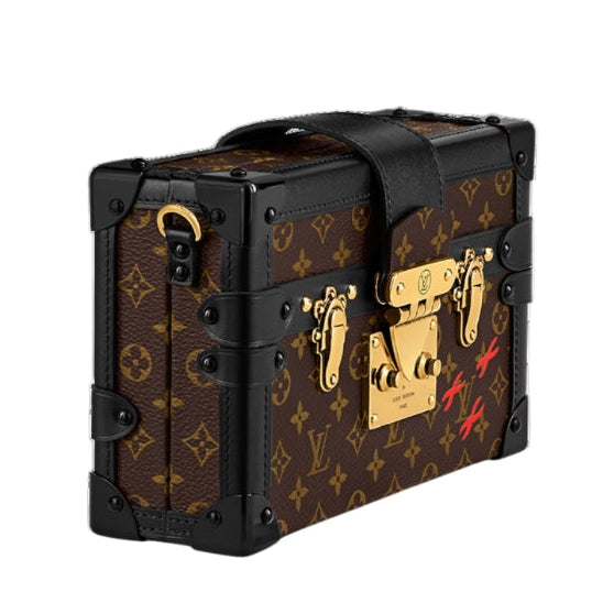 Louis Vuitton Petite Malle Shoulder Bag - Dark Brown